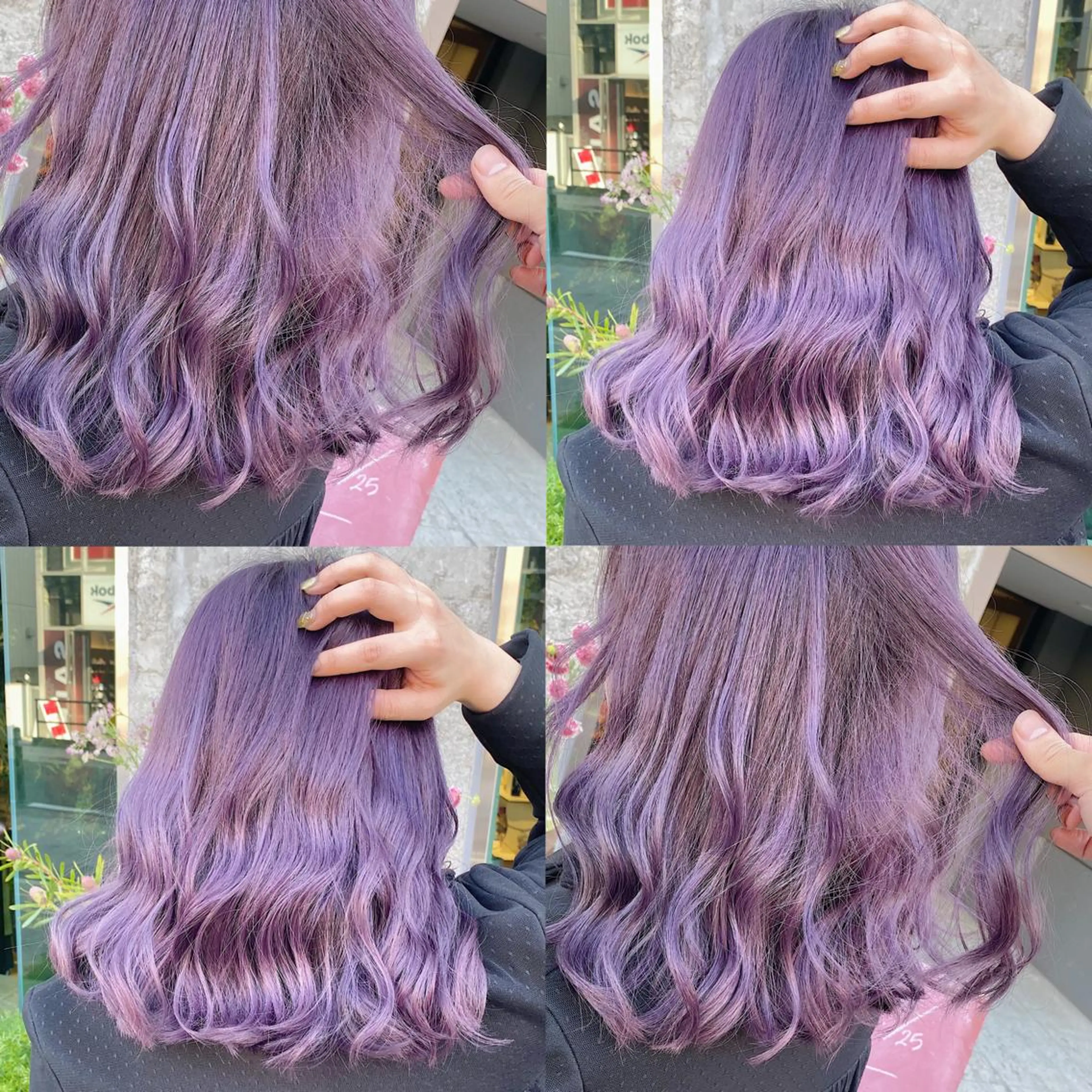 ミディアム カラー ヘアアレンジ カット ヘアカラー トリートメント TAKUMAブリーチ /切りっぱなし🪽のヘアスタイル