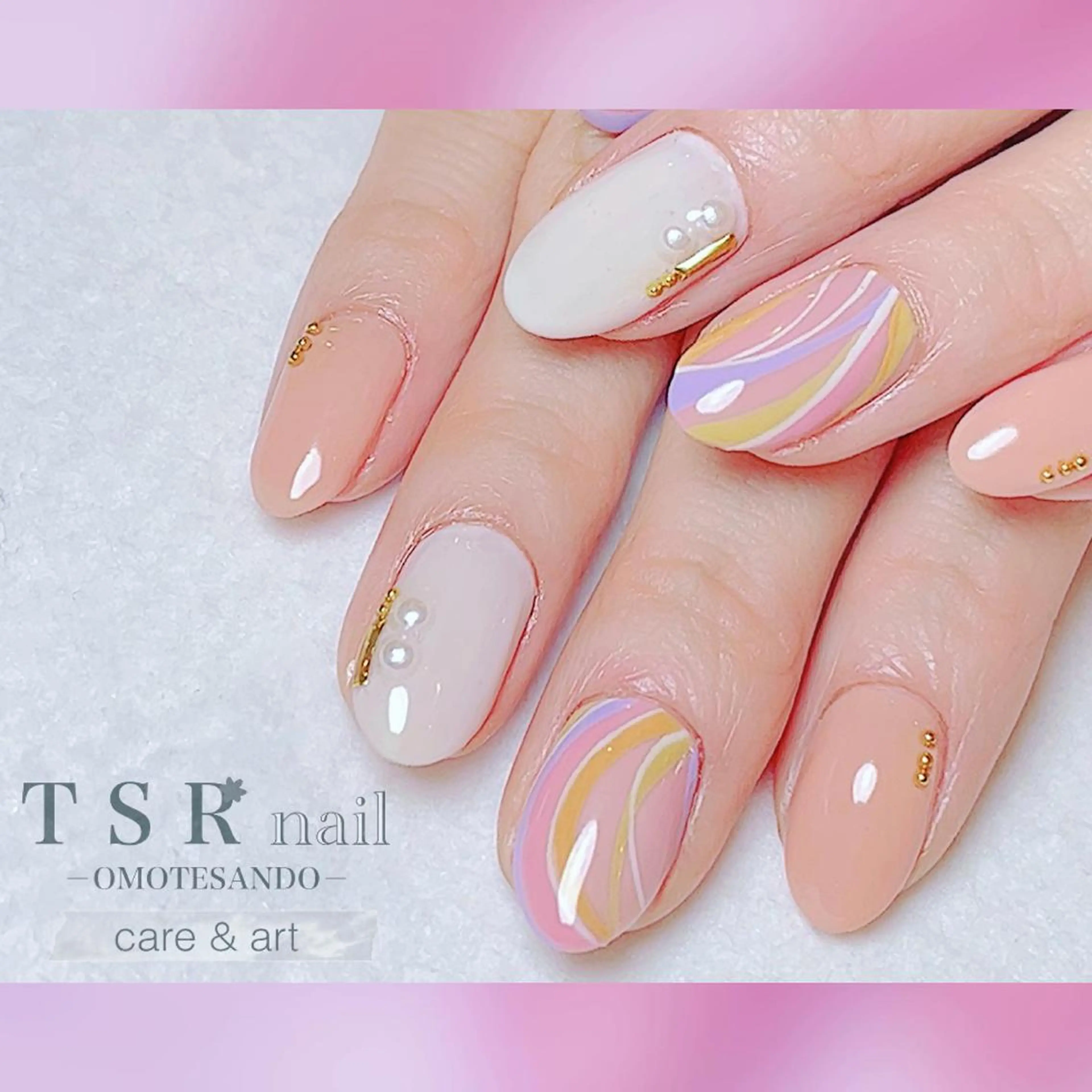 ネイル ジェルネイル オフィスネイル パラジェル ネイルチップ 爪咲 りり花のネイルデザイン