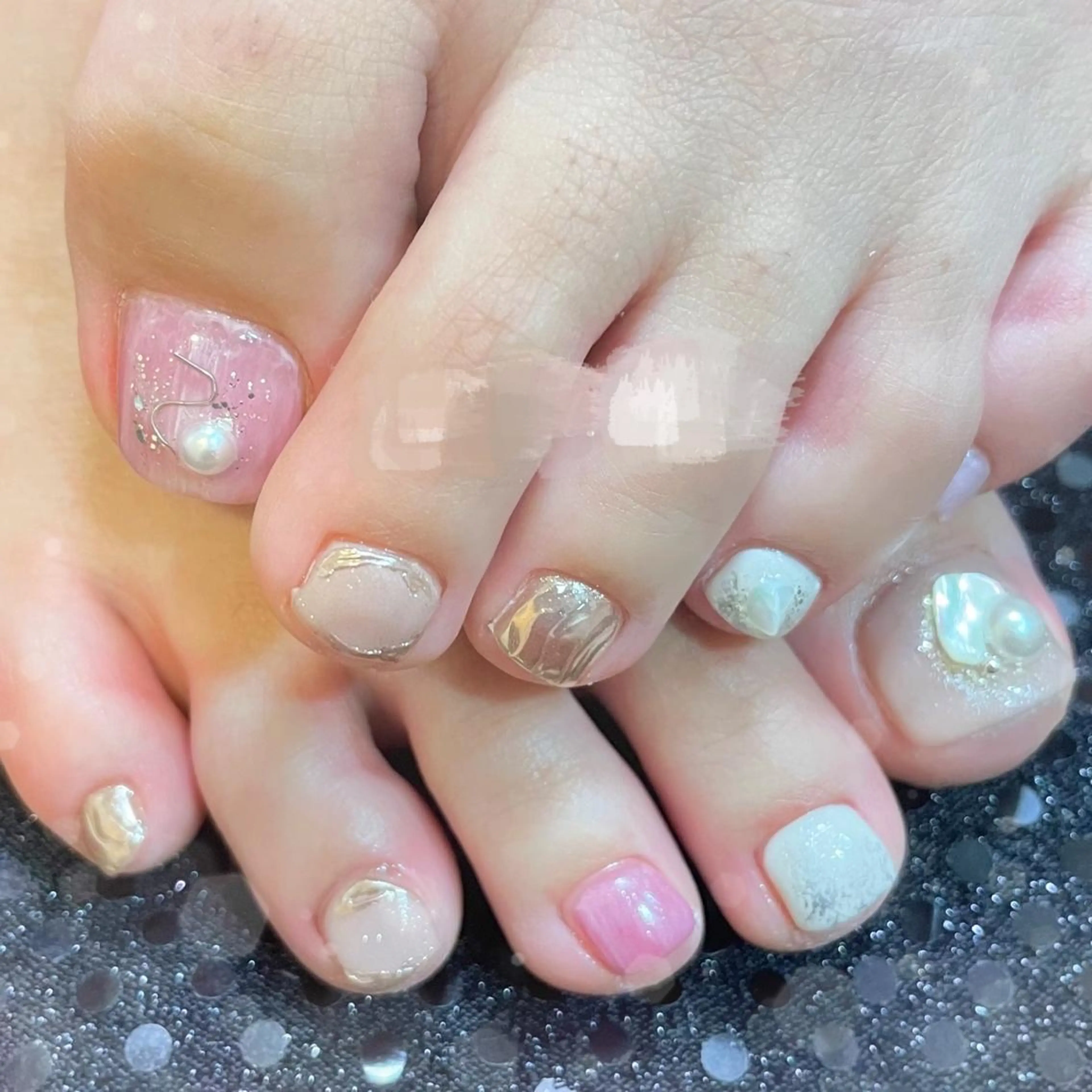 ネイル フットネイル MoON...❤︎ MeGuのネイルデザイン