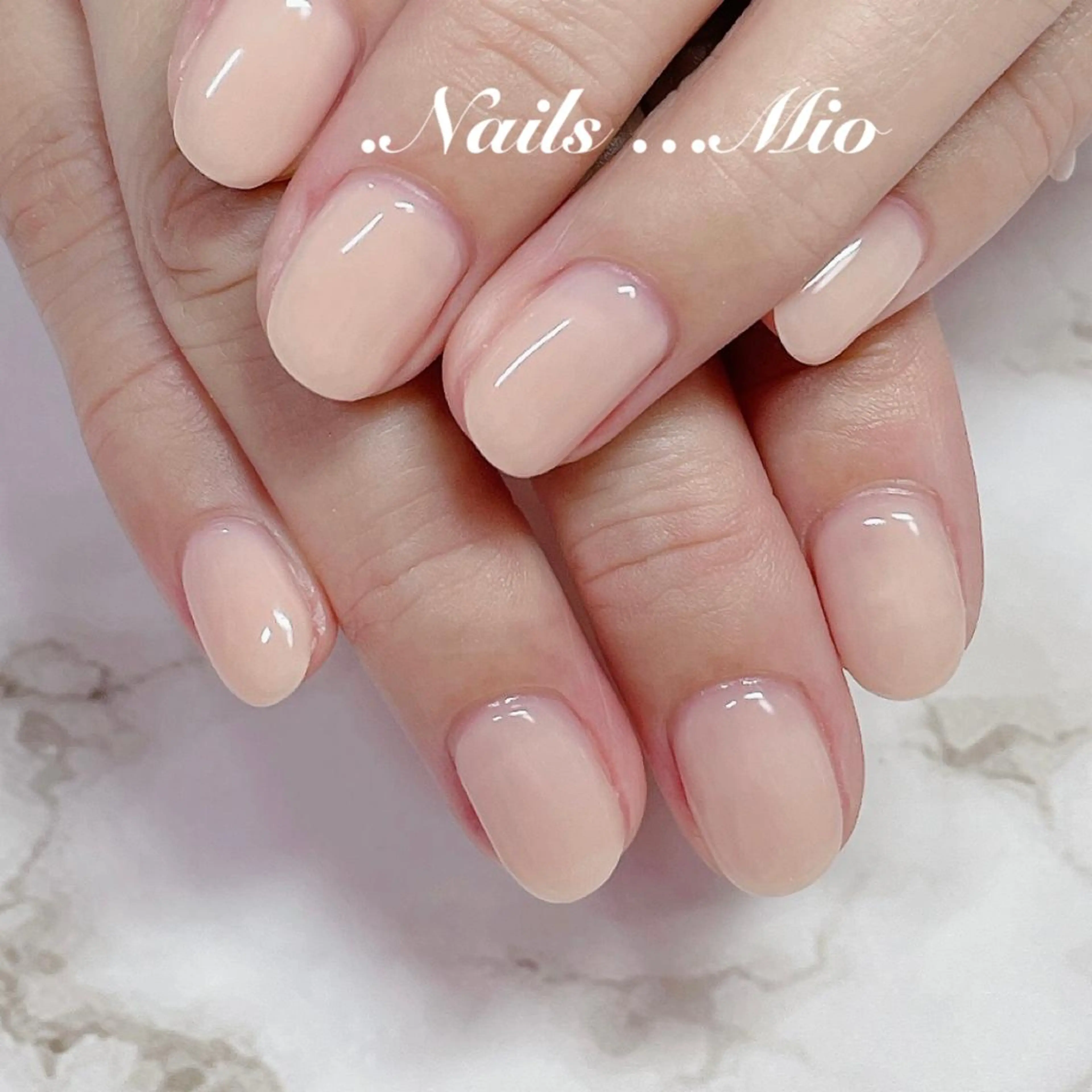 ネイル ワンカラーネイル .Nails Mio 赤羽西ネイルサロンのネイルデザイン