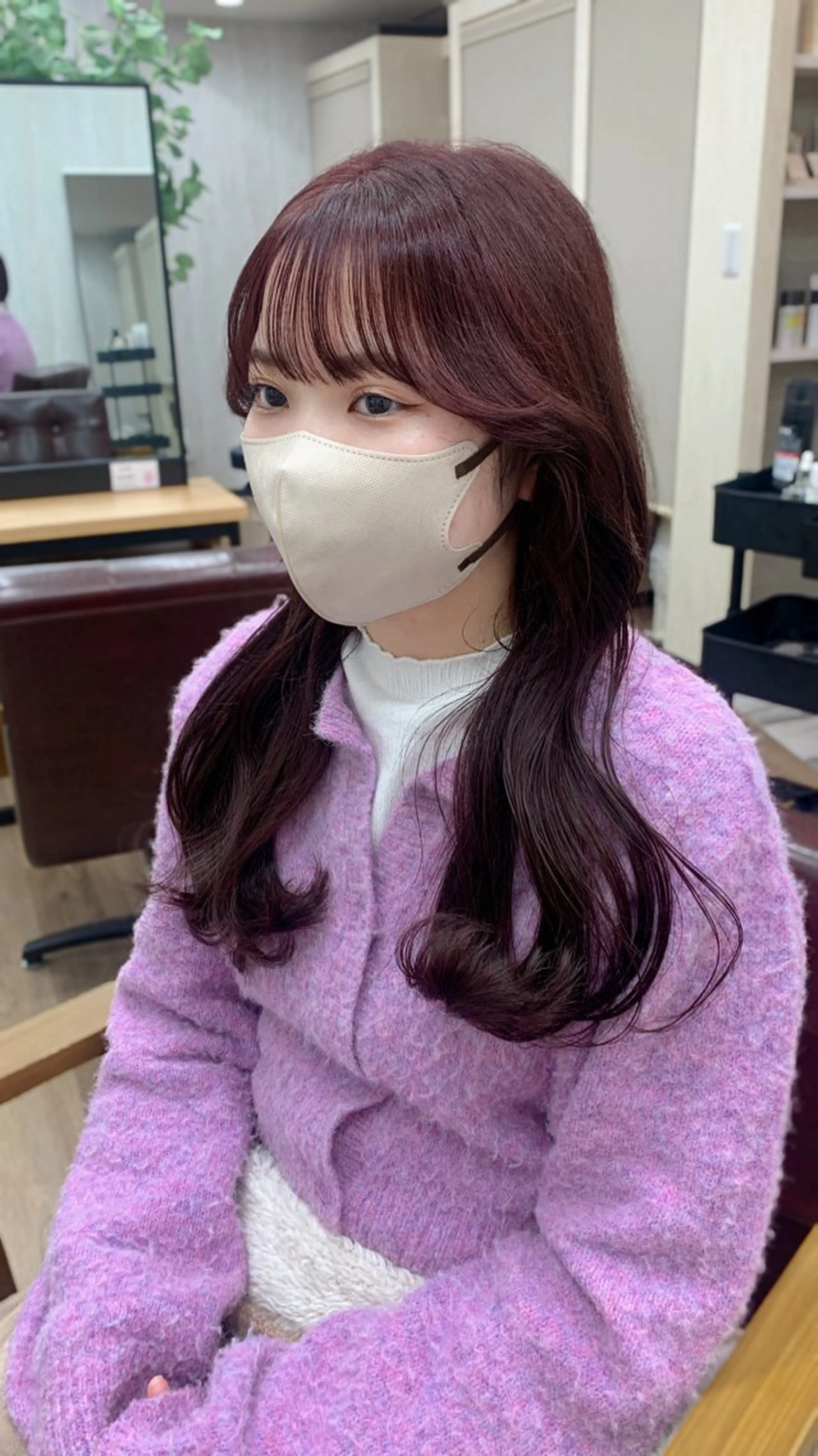 セミロング カラー カット ヘアカラー トリートメント [toco] Runaのヘアスタイル