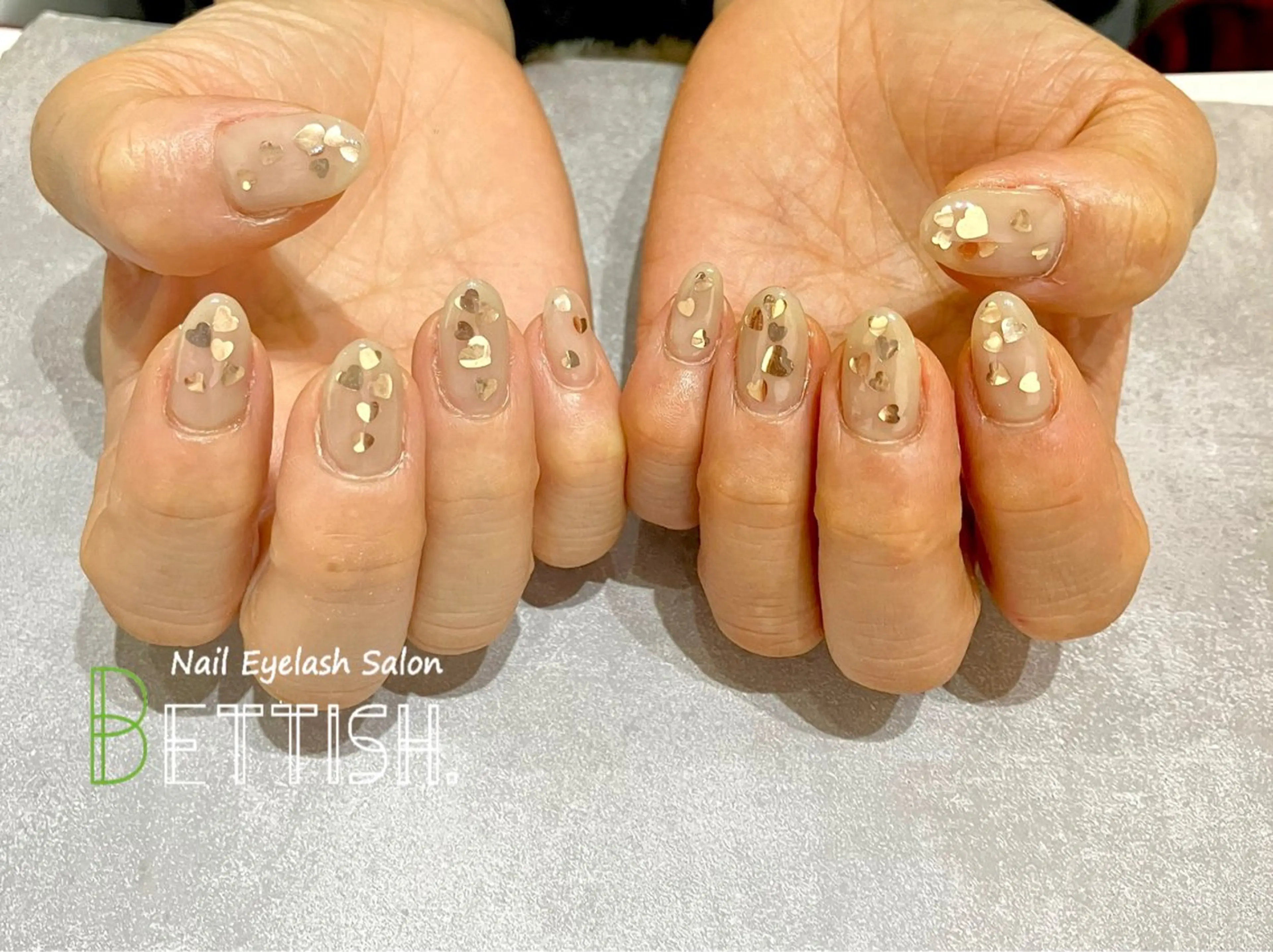 ネイル ハート キラキラネイル ハンドネイル BETTISH. KUMIKO☺︎︎のネイルデザイン