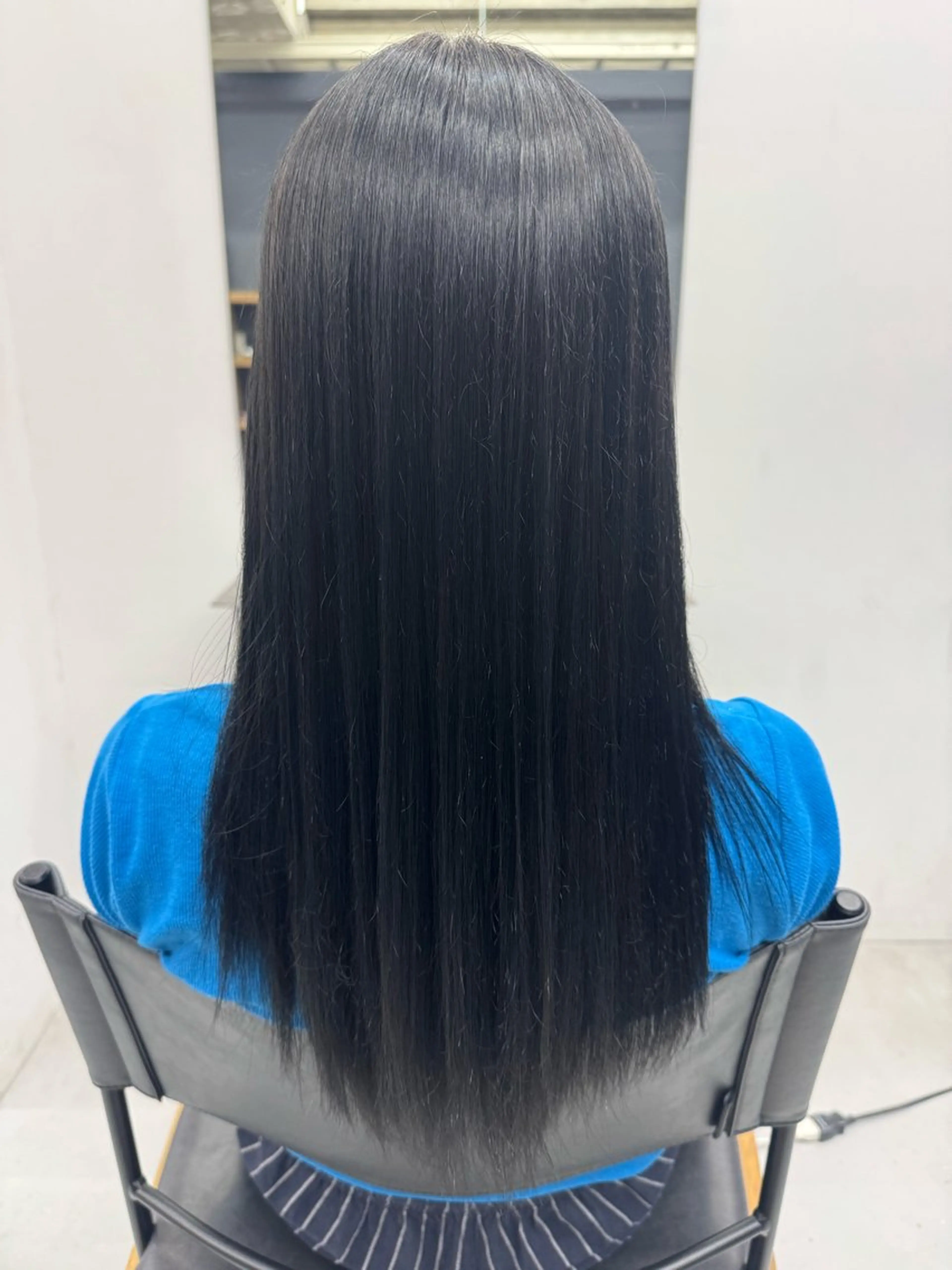 ロング パーマ 縮毛矯正 ゆうと/ブリーチモデ ル/ストレートモデルのヘアスタイル