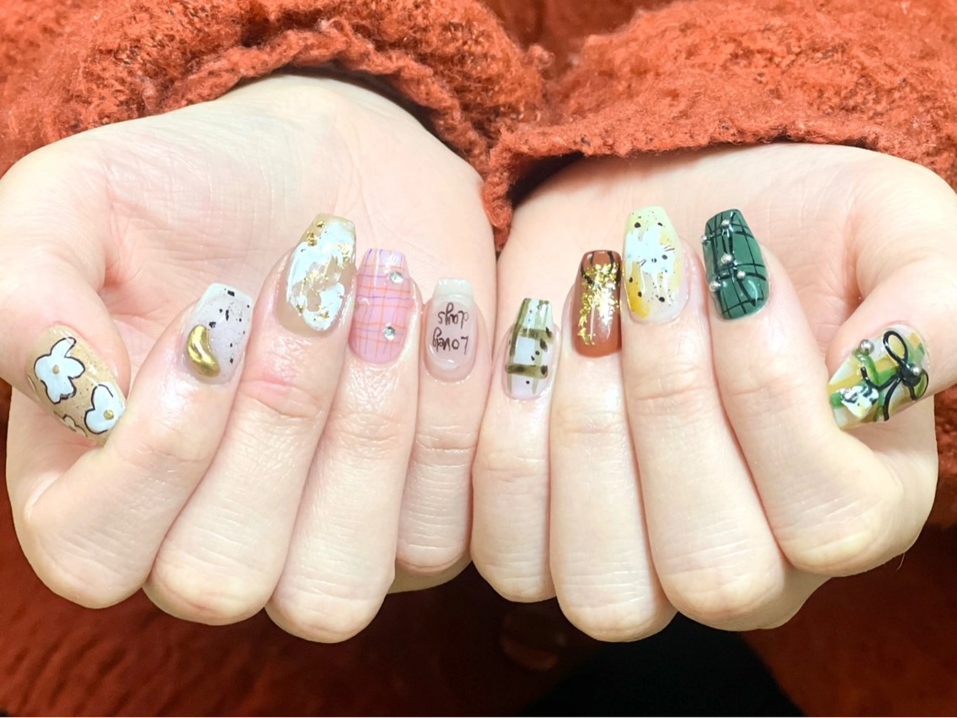 ネイル ジェルネイル 韓国ネイル 持ち込み ハンドネイル Painty nailのネイルデザイン