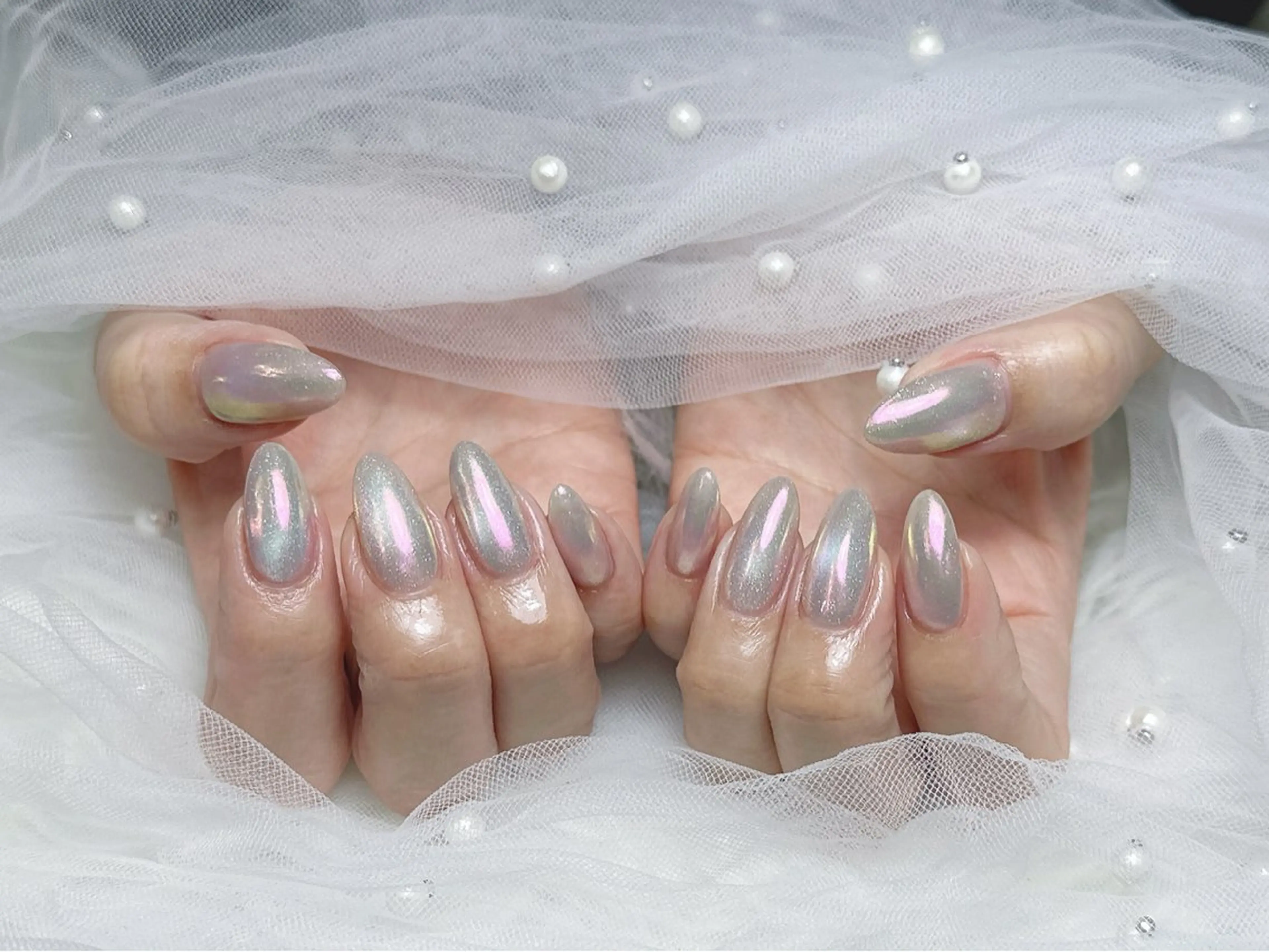 ネイル ハンドネイル Eclat〔ｴｸﾗ〕 MOEKA𝜗𝜚*のネイルデザイン