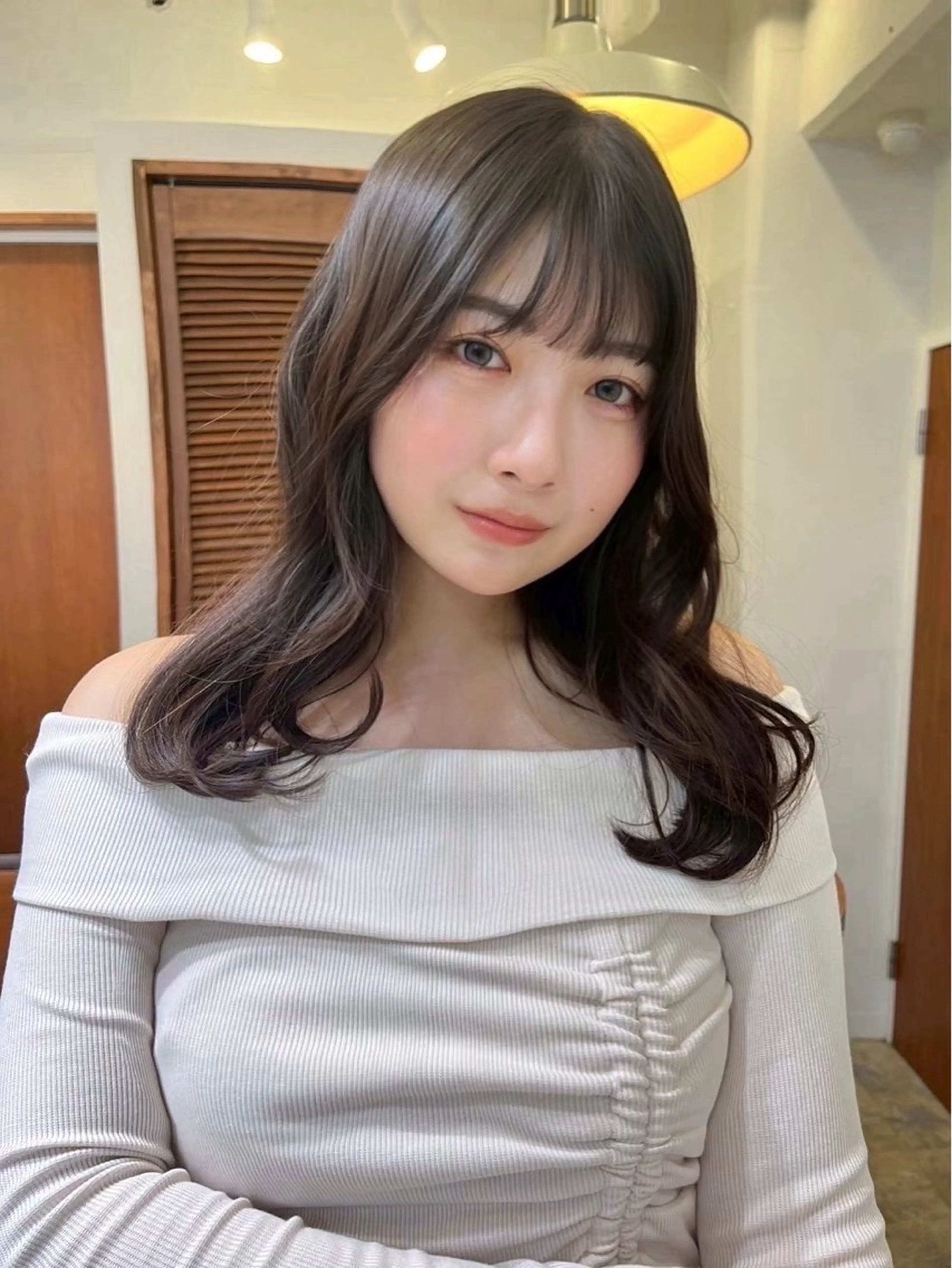 セミロング 🎀ゆうな/艶髪/ 透明感カラー🎀のヘアスタイル