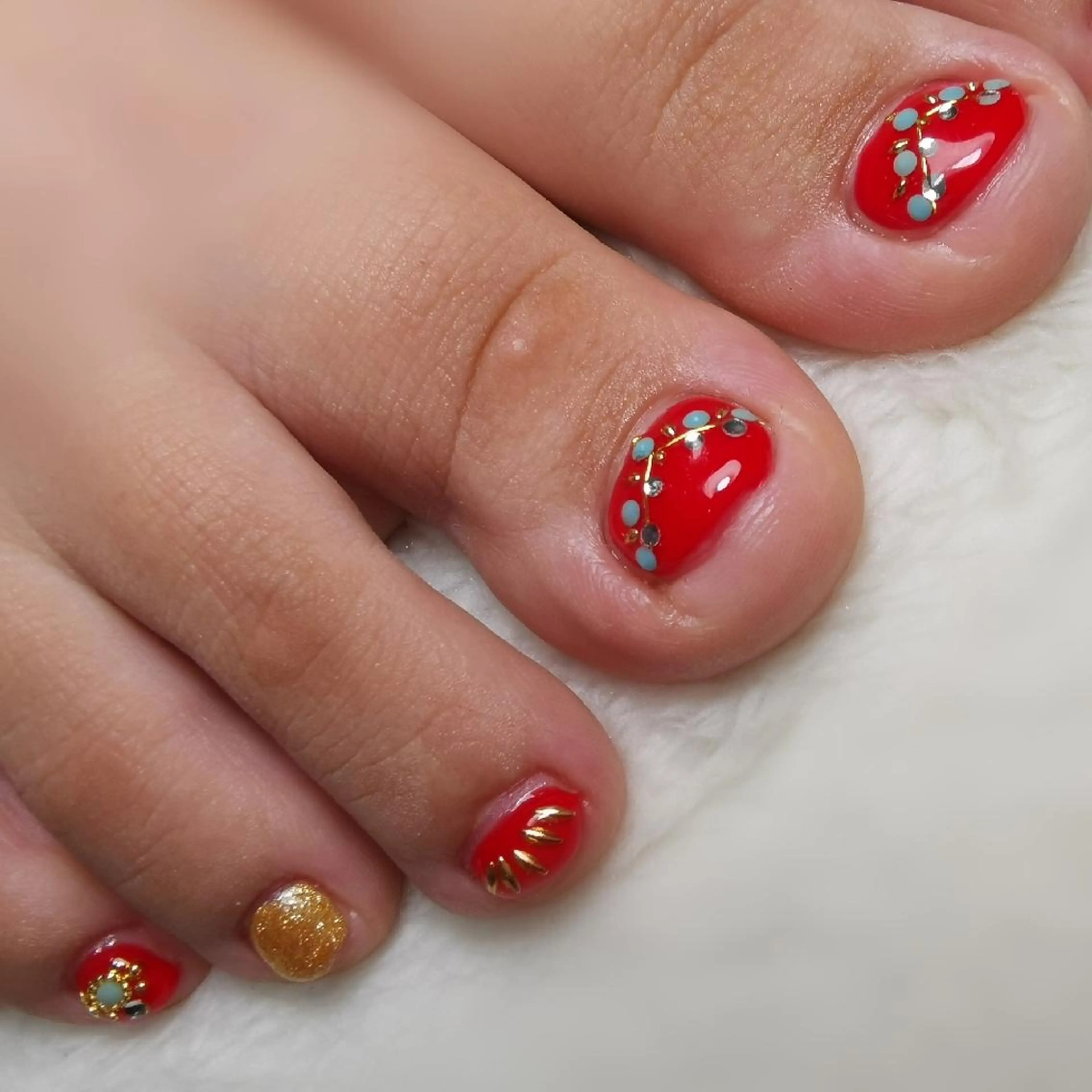 ネイル 持ち込み フットネイル reve あやののネイルデザイン