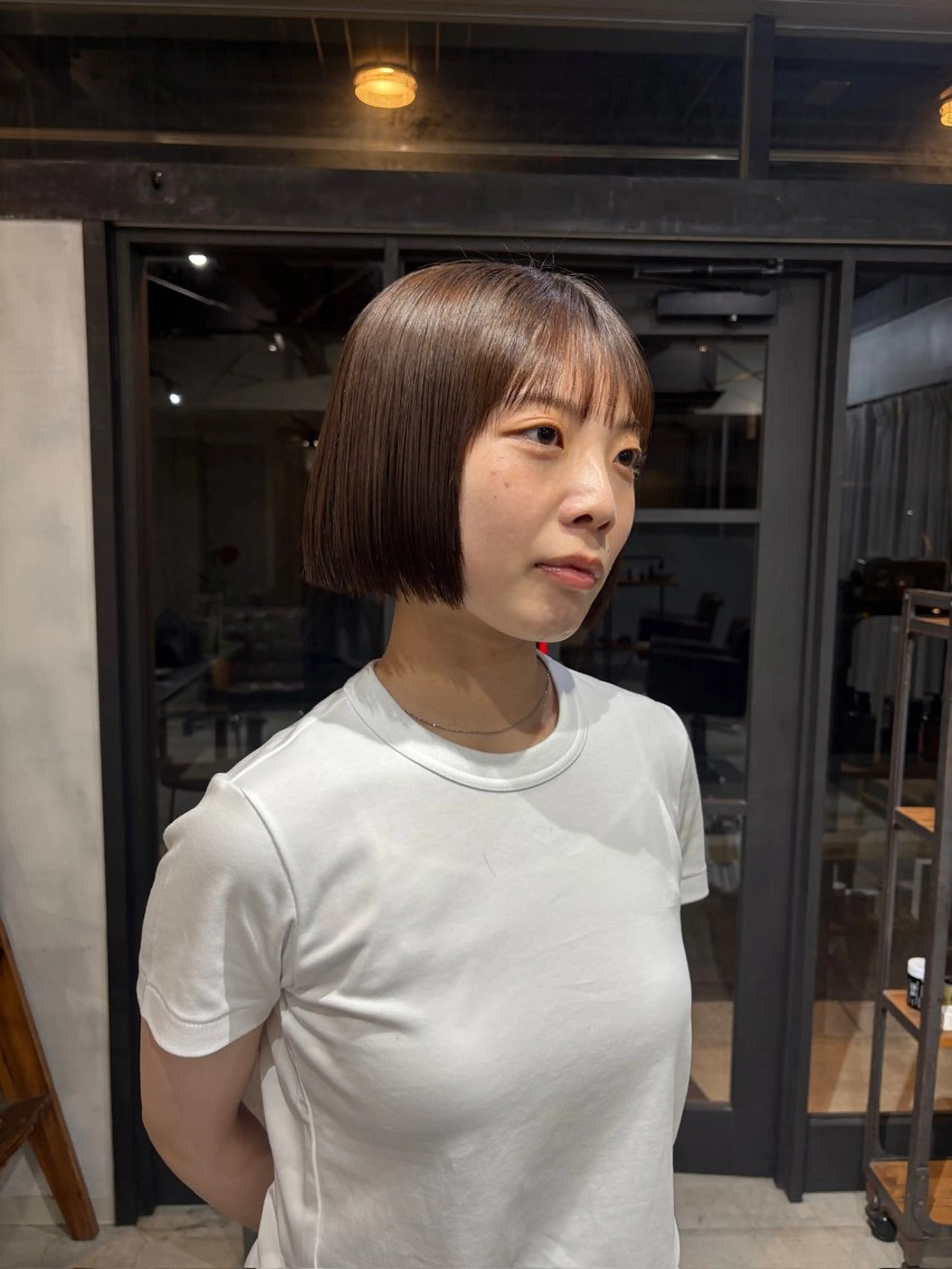 ショート カラー ボブ 京都/カラー/松野 翔のヘアスタイル