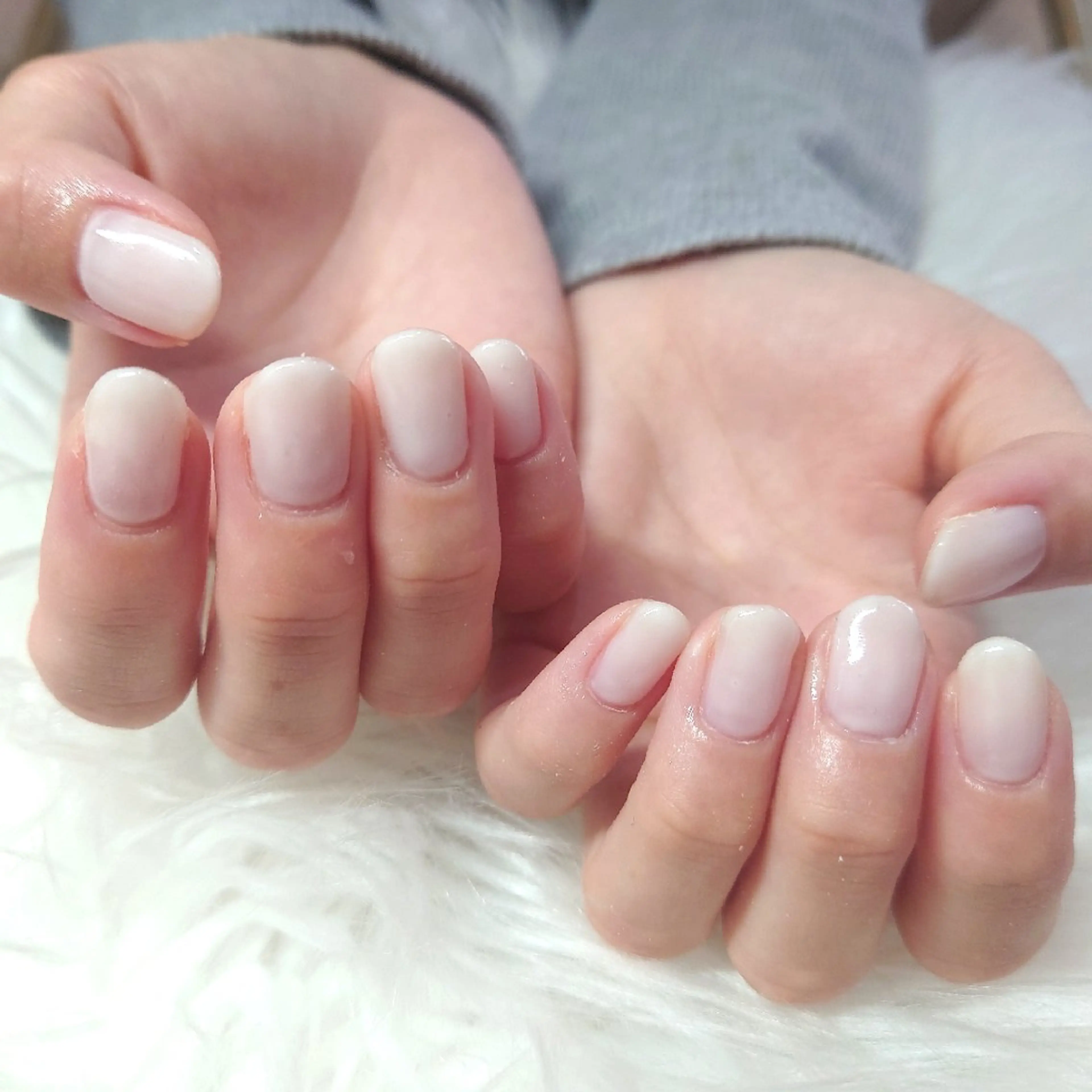 HAND💝ワンカラー/グラデーションネイルの写真