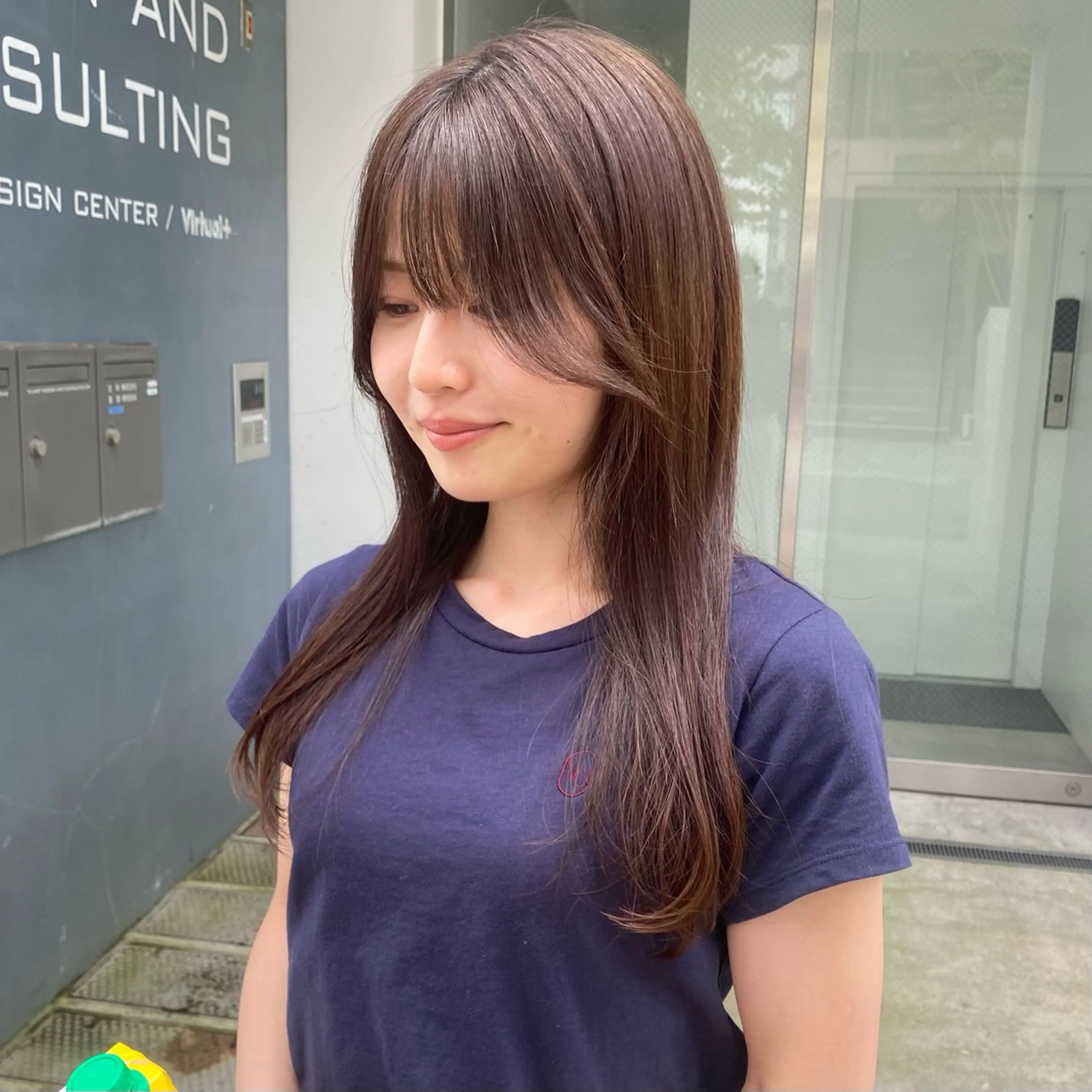 ロング カラー カット ヘアカラー トリートメント noa/ 渋谷のヘアスタイル