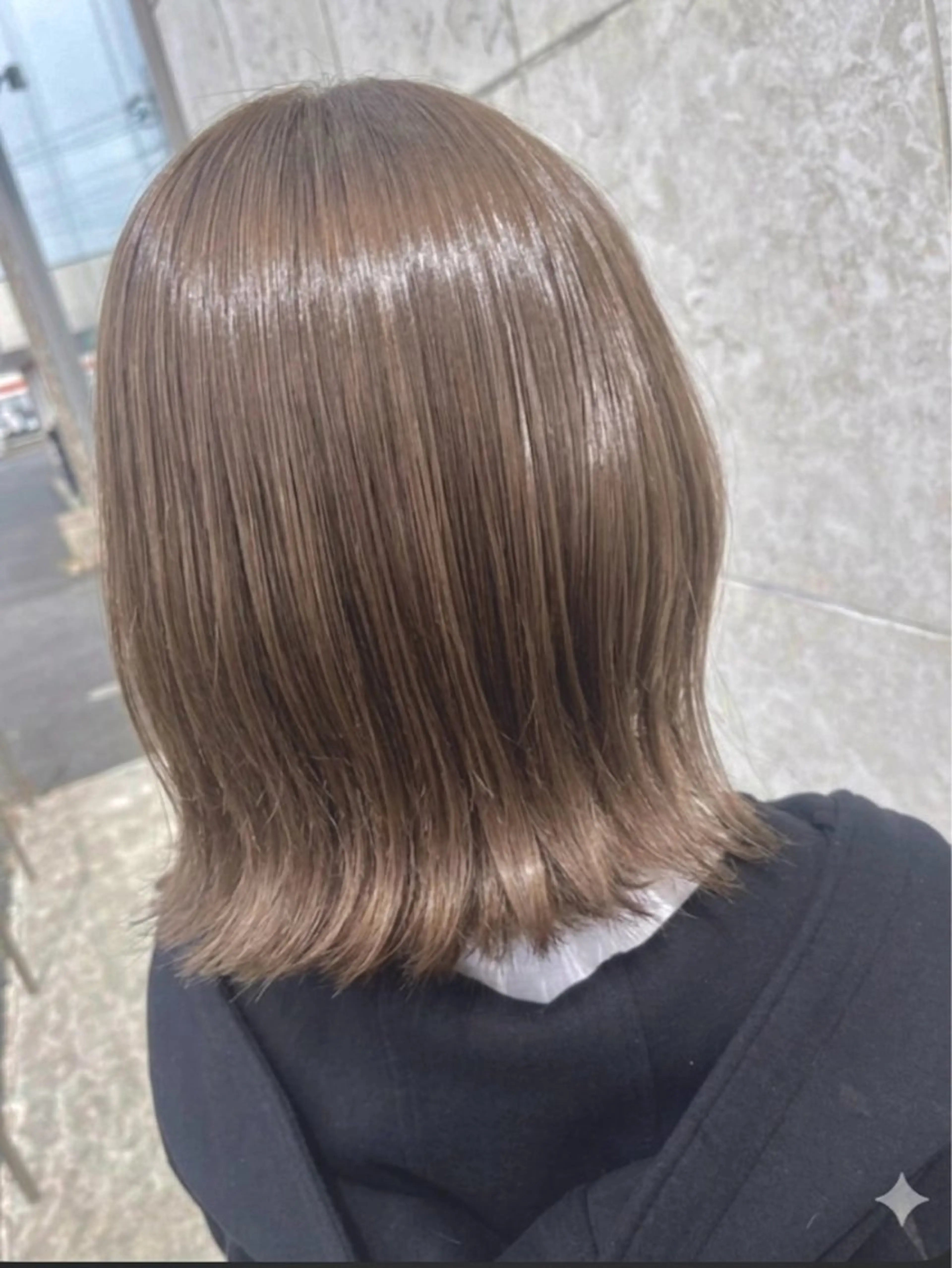 ミディアム 髪質改善 トリートメント カット トリートメント はせがわ りえのヘアスタイル