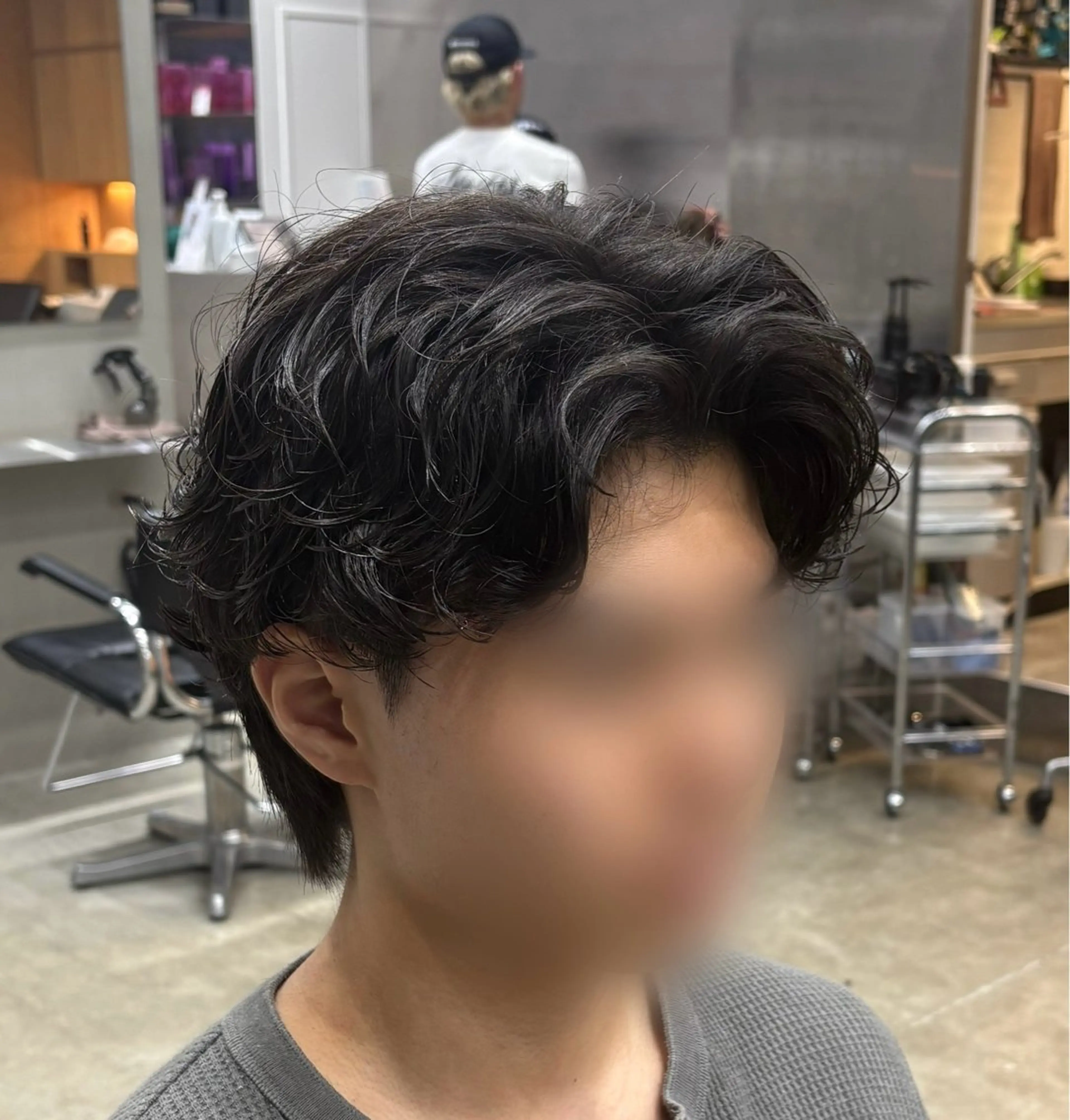 ショート パーマ メンズ メンズパーマ カット パーマ fifth天神/ メンズパーマ/広夢のヘアスタイル