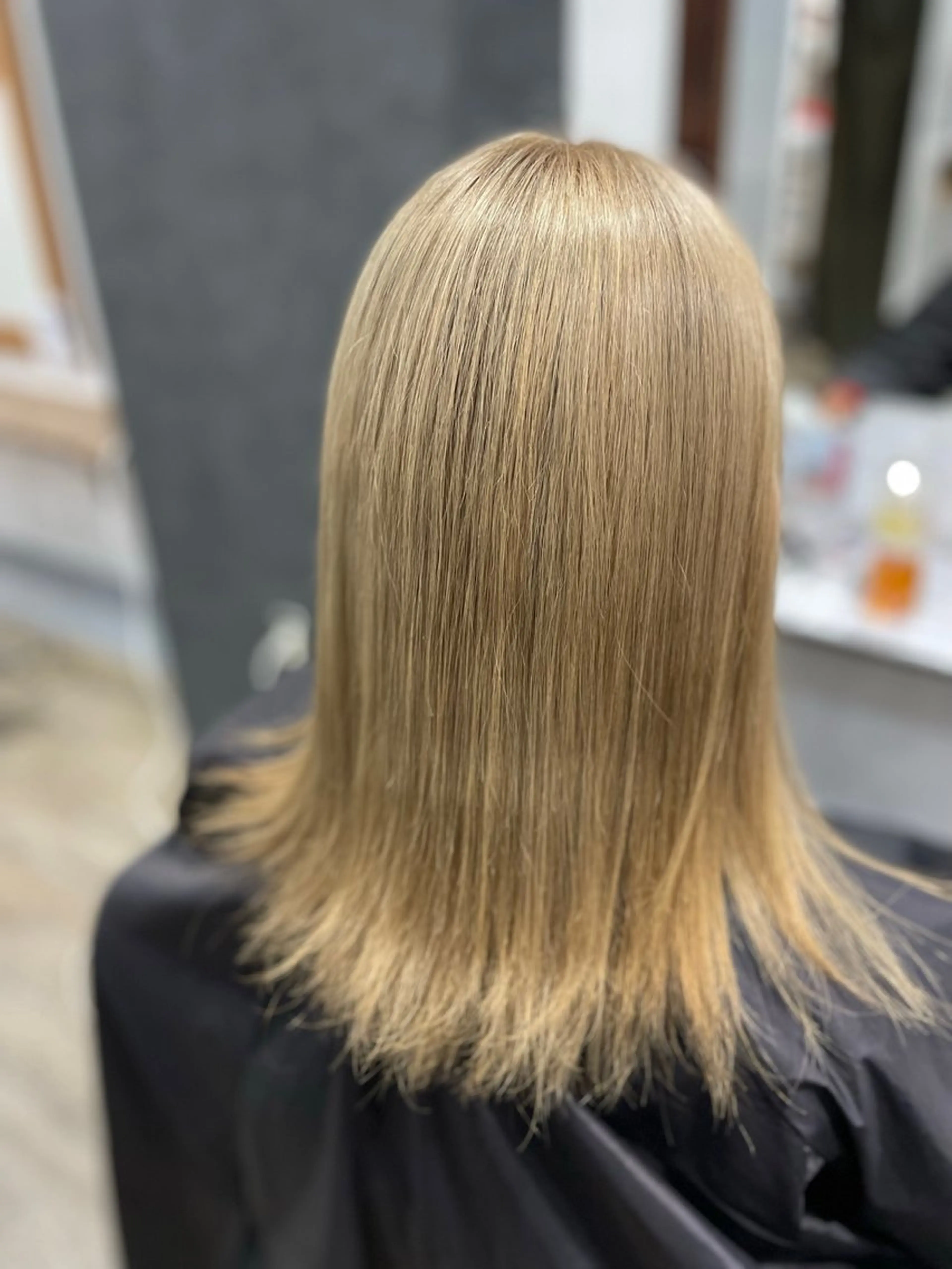 カラー ブリーチ ヘアカラー なかじま ゆきのヘアスタイル