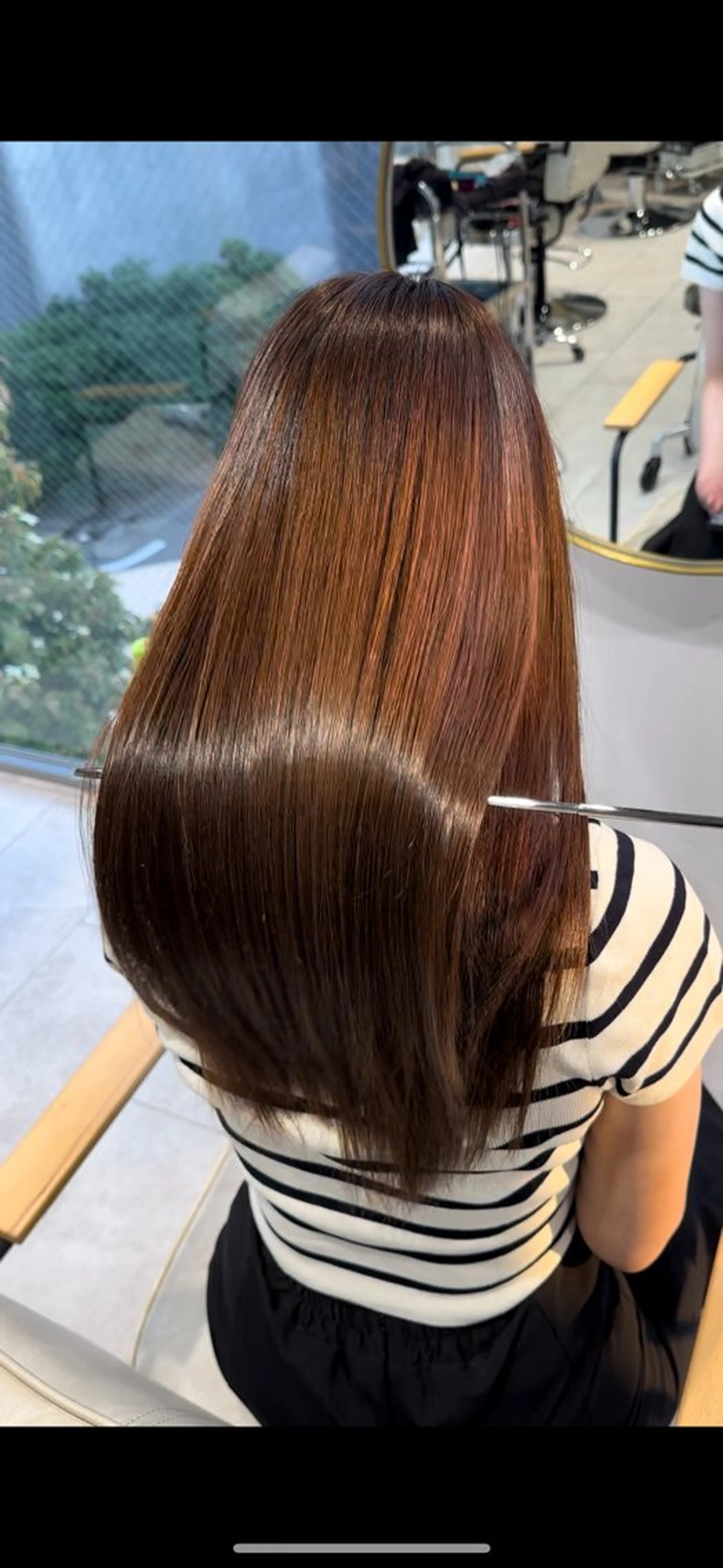 セミロング 美髪特化✨ 伊織✨縮毛矯正✨のヘアスタイル