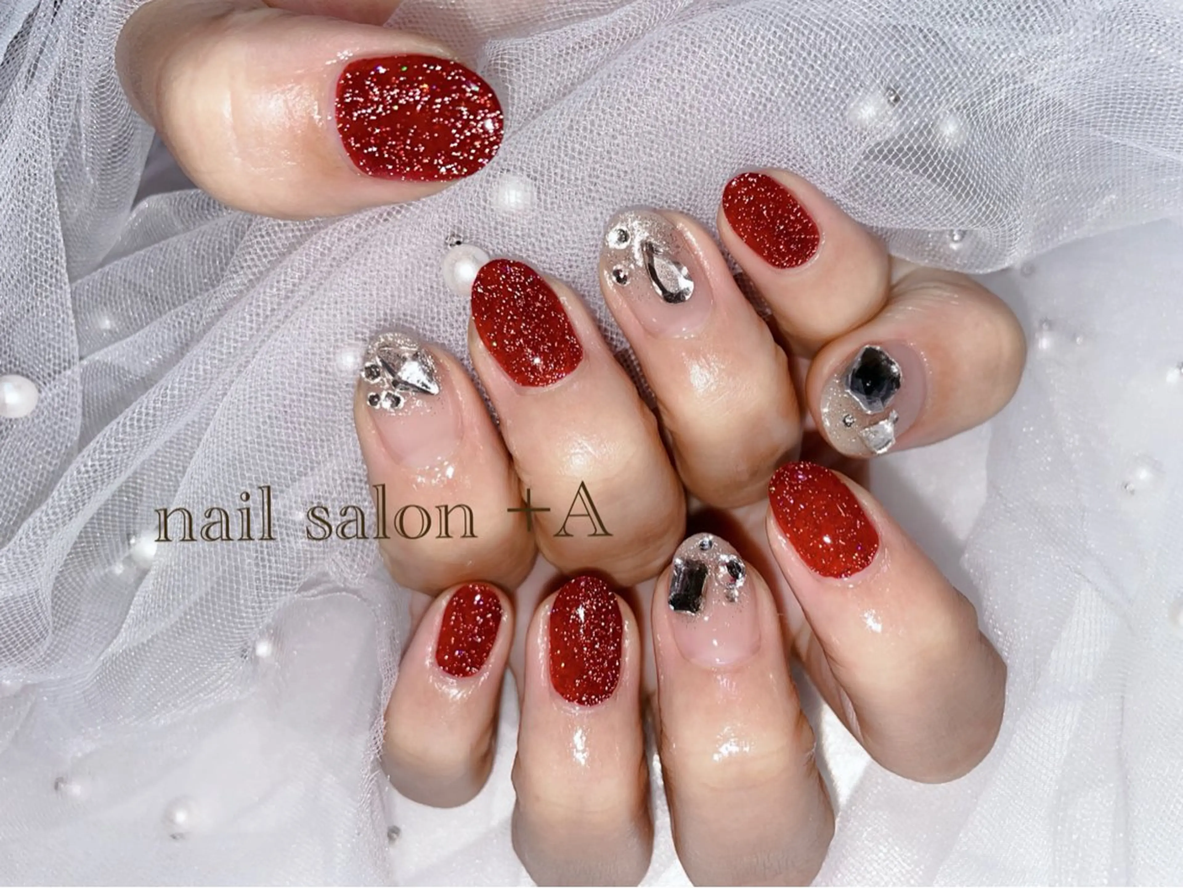 ミディアム nail salon +A所属・Nail Salon +Aのネイルデザイン