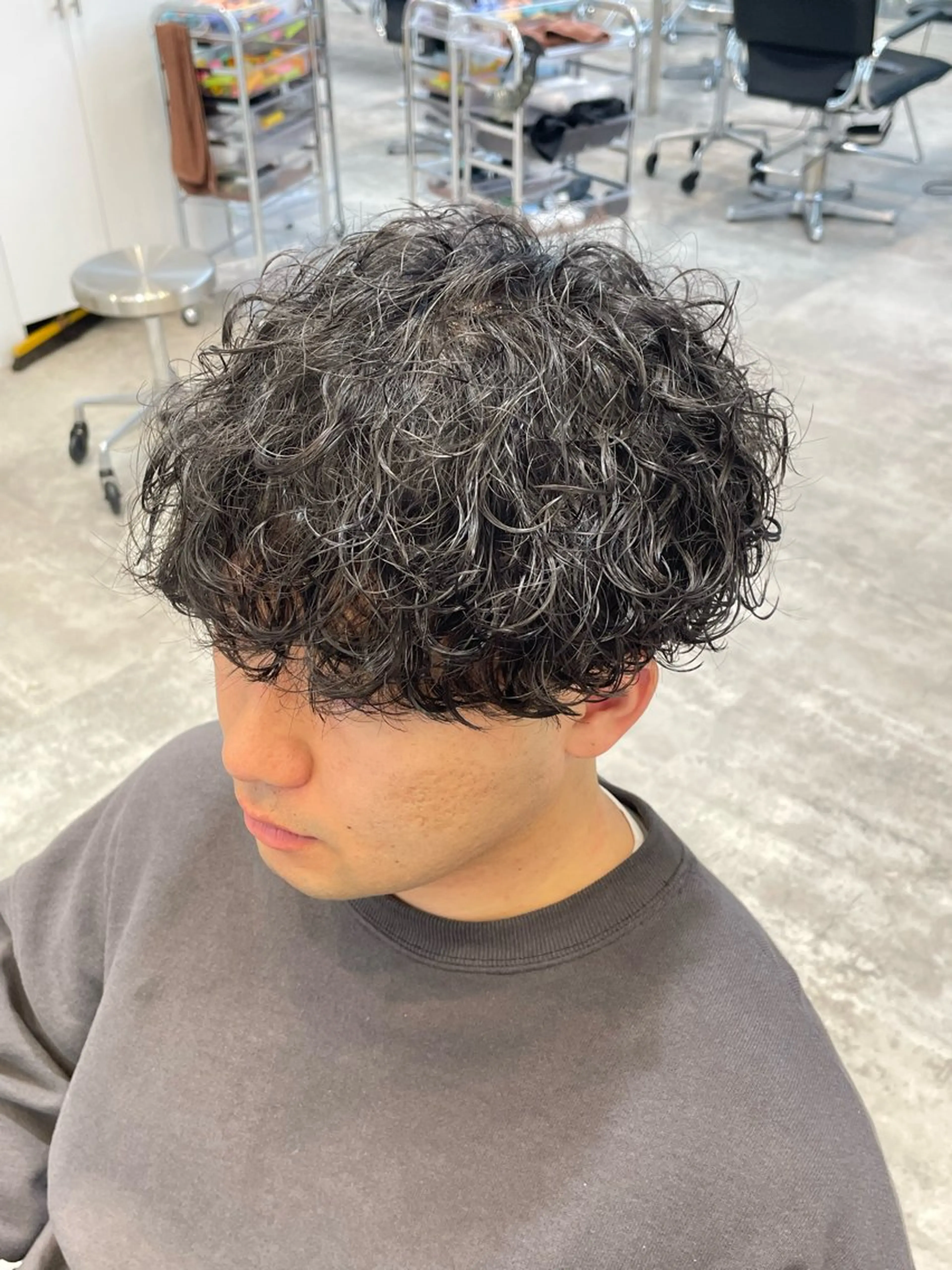 パーマ メンズ カット パーマ fifth 武正 琉生のヘアスタイル