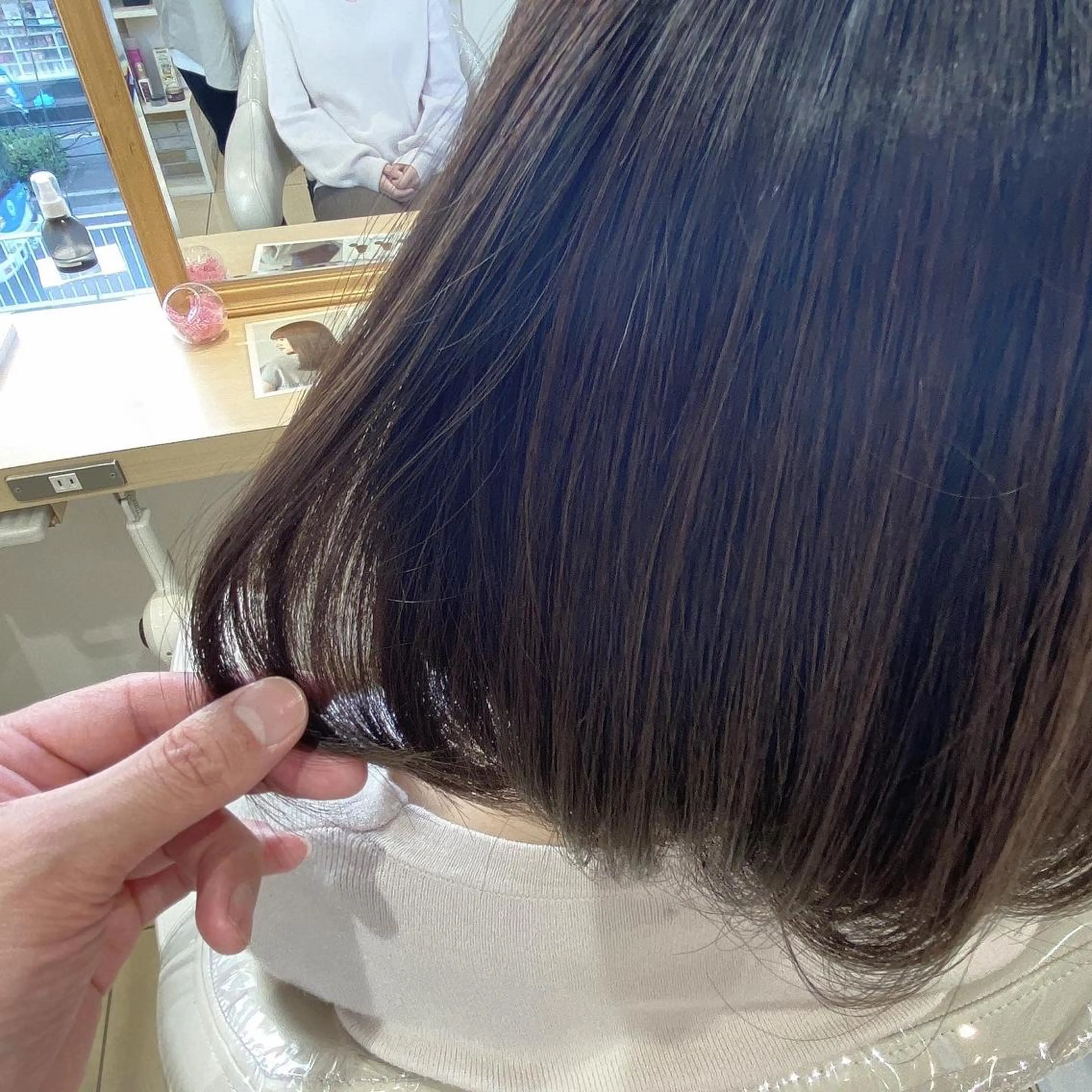 ミディアム 髪質改善/透感カラー 山下輝人のヘアスタイル