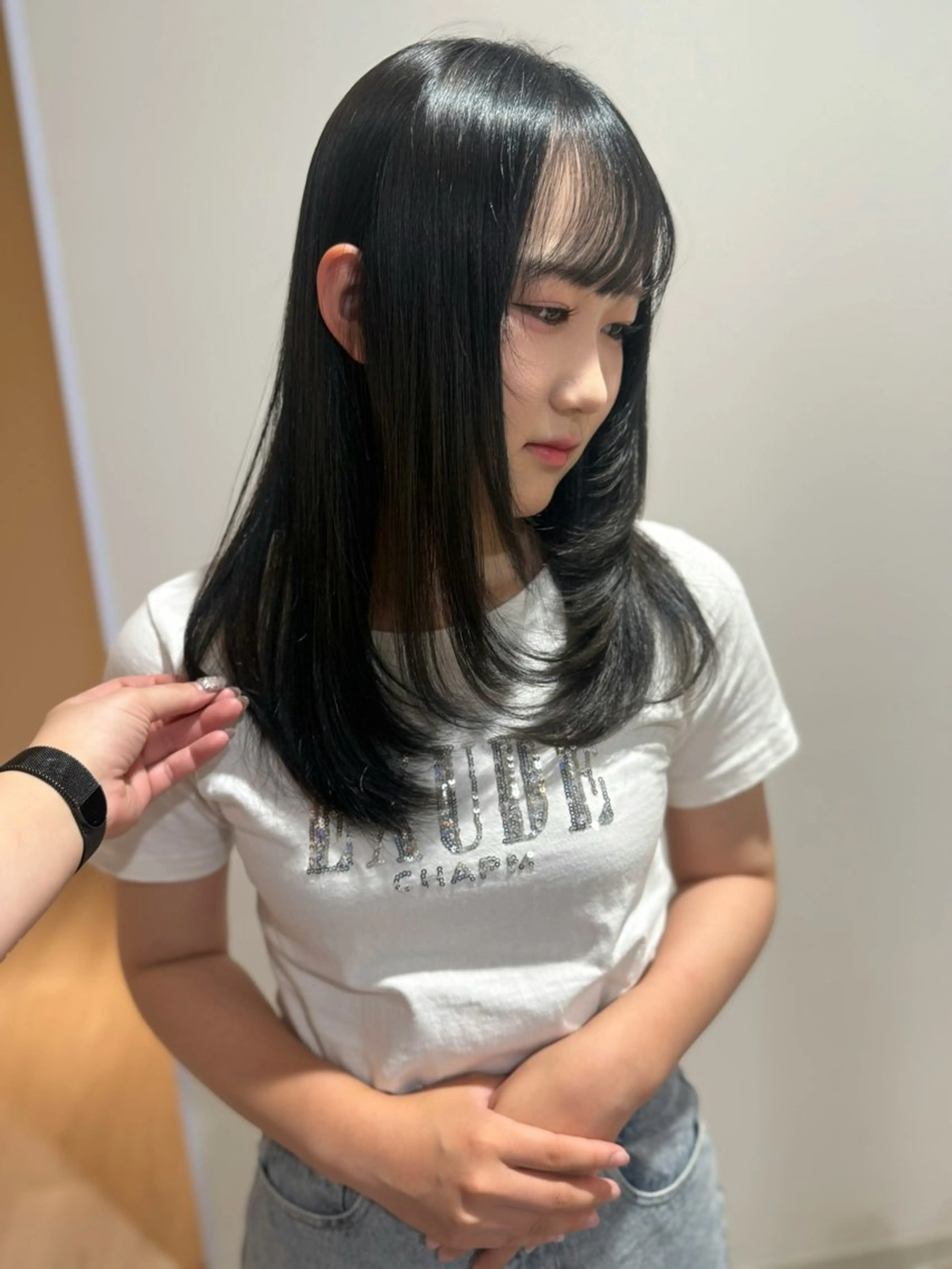 ミディアム 池村美月 @透明感カラーのヘアスタイル