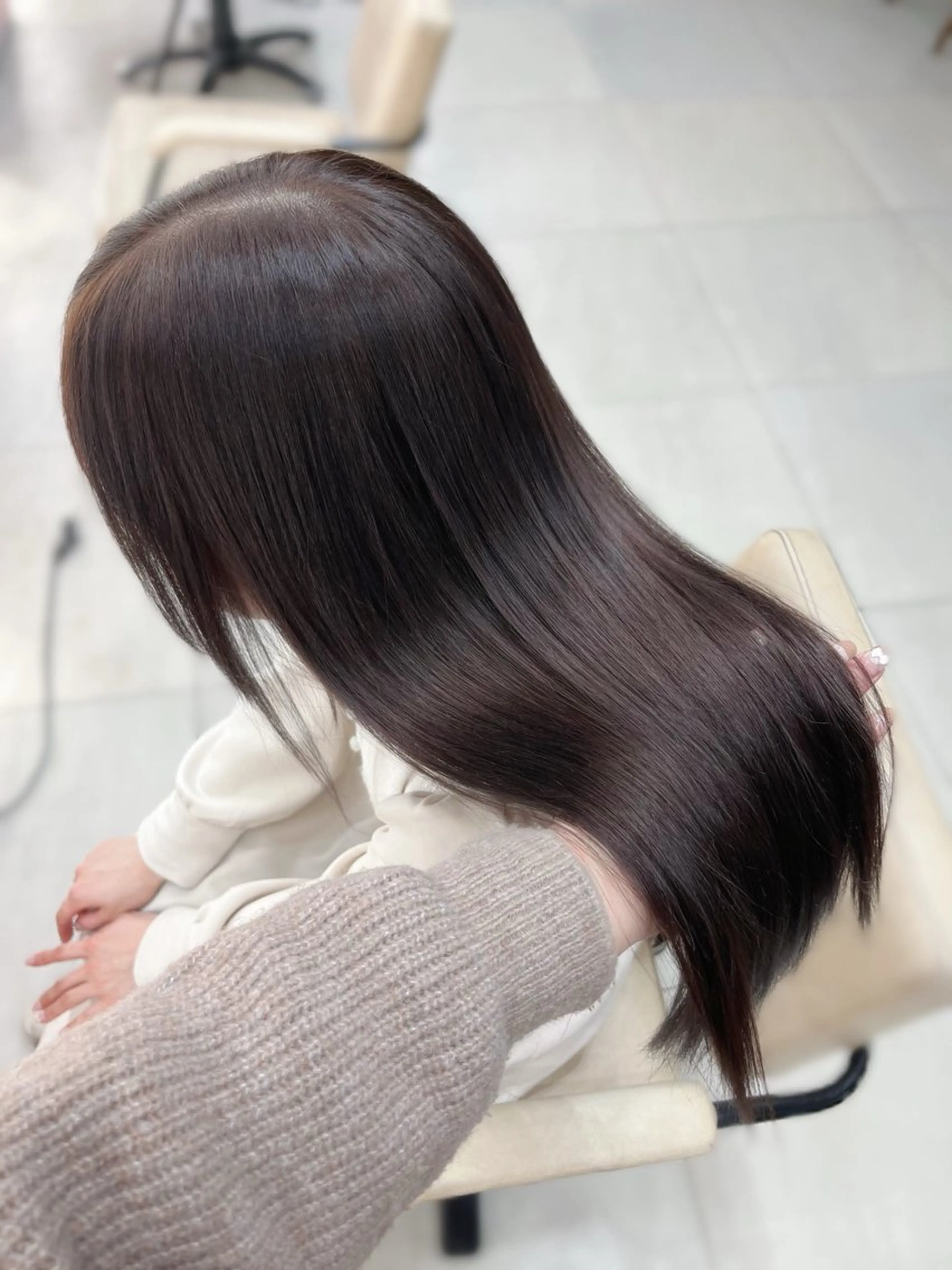 カラー ベージュカラー ブリーチ ブリーチなしカラー 上品モテガーリー Rena🎀のヘアスタイル