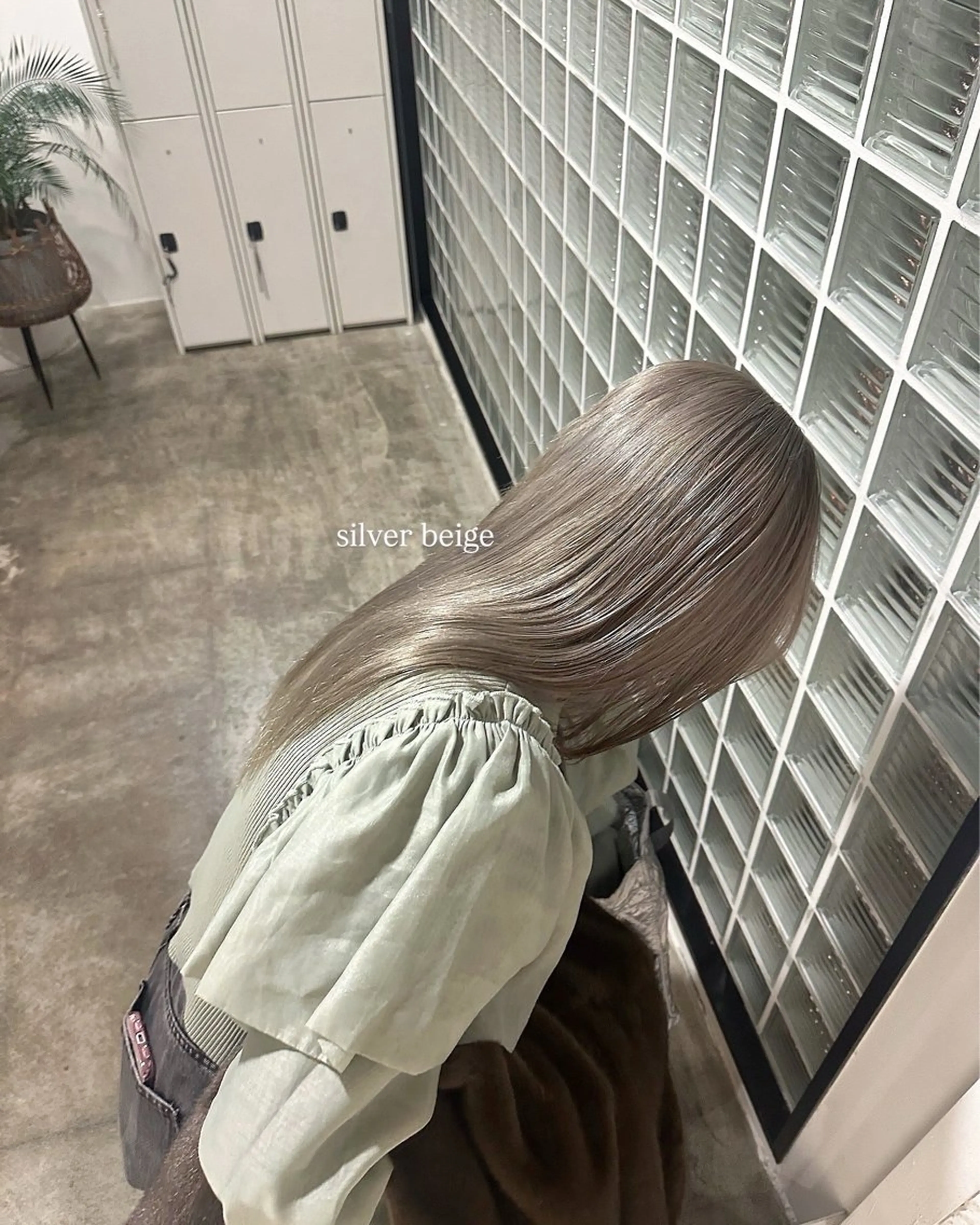 ロング カラー カット ヘアカラー トリートメント 透明感カラー/顔周り レイヤー/髪質改善のヘアスタイル