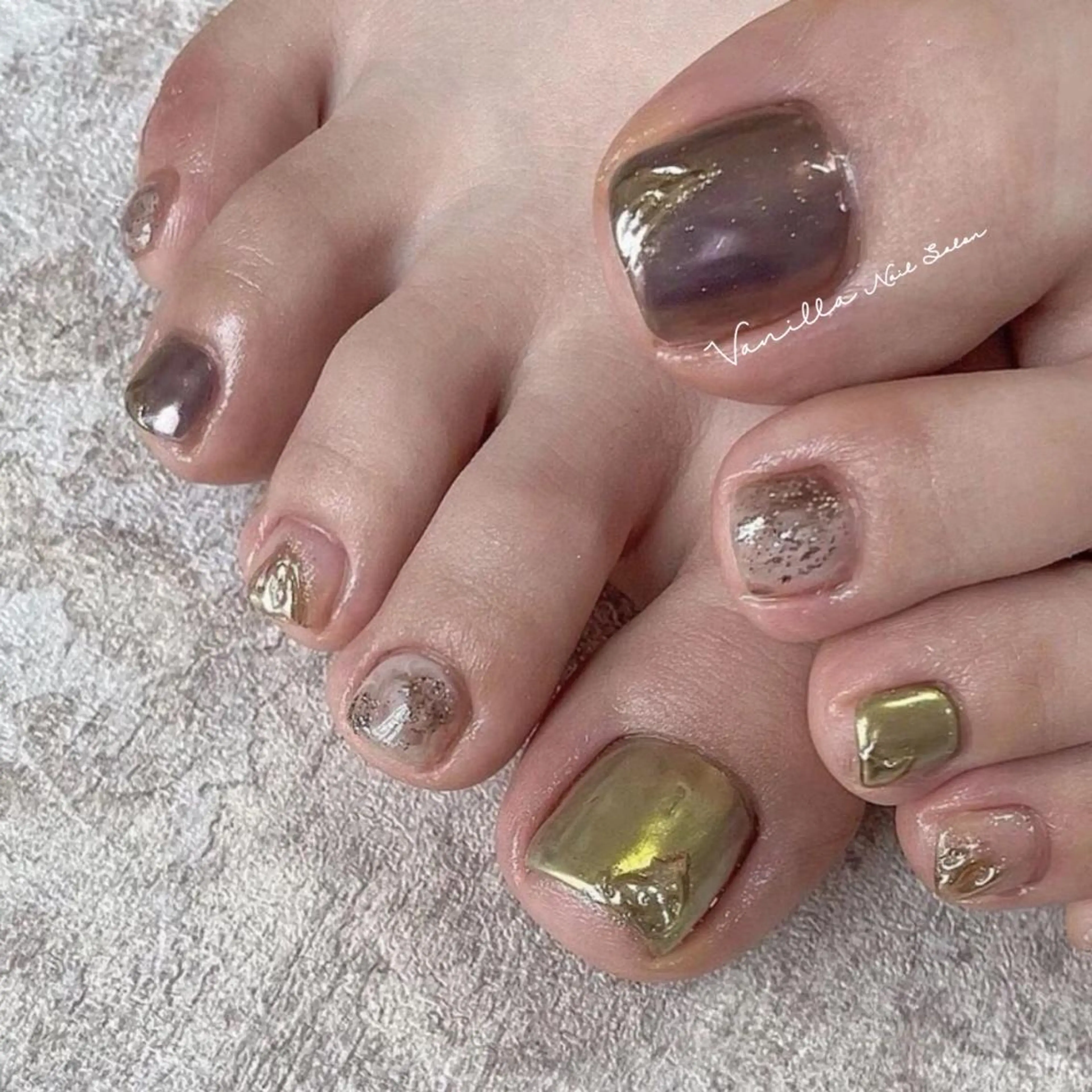 ネイル フットネイル Vanilla nail salonのネイルデザイン
