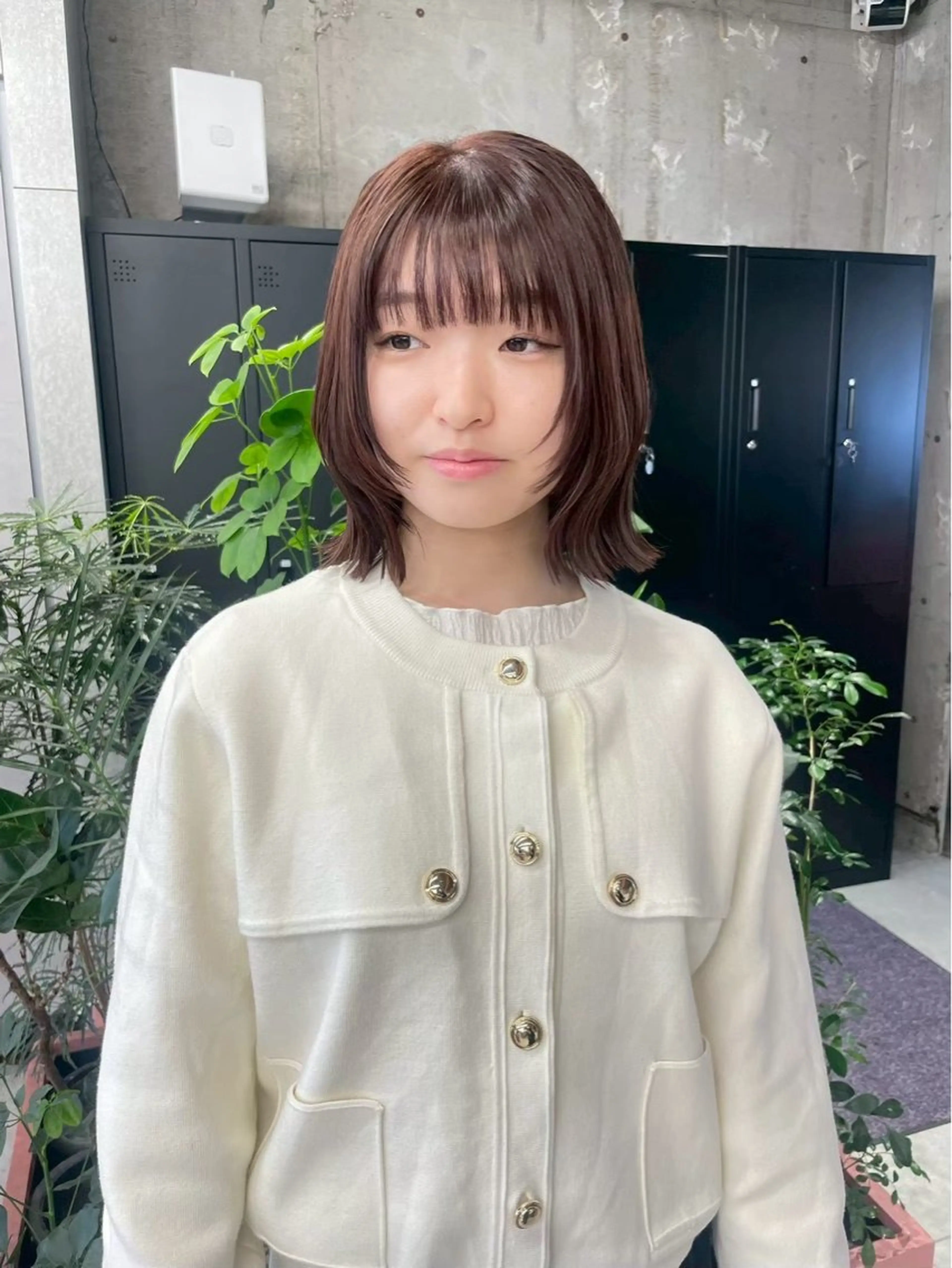 カット＋前髪縮毛矯正＋1stepトリートメントの写真