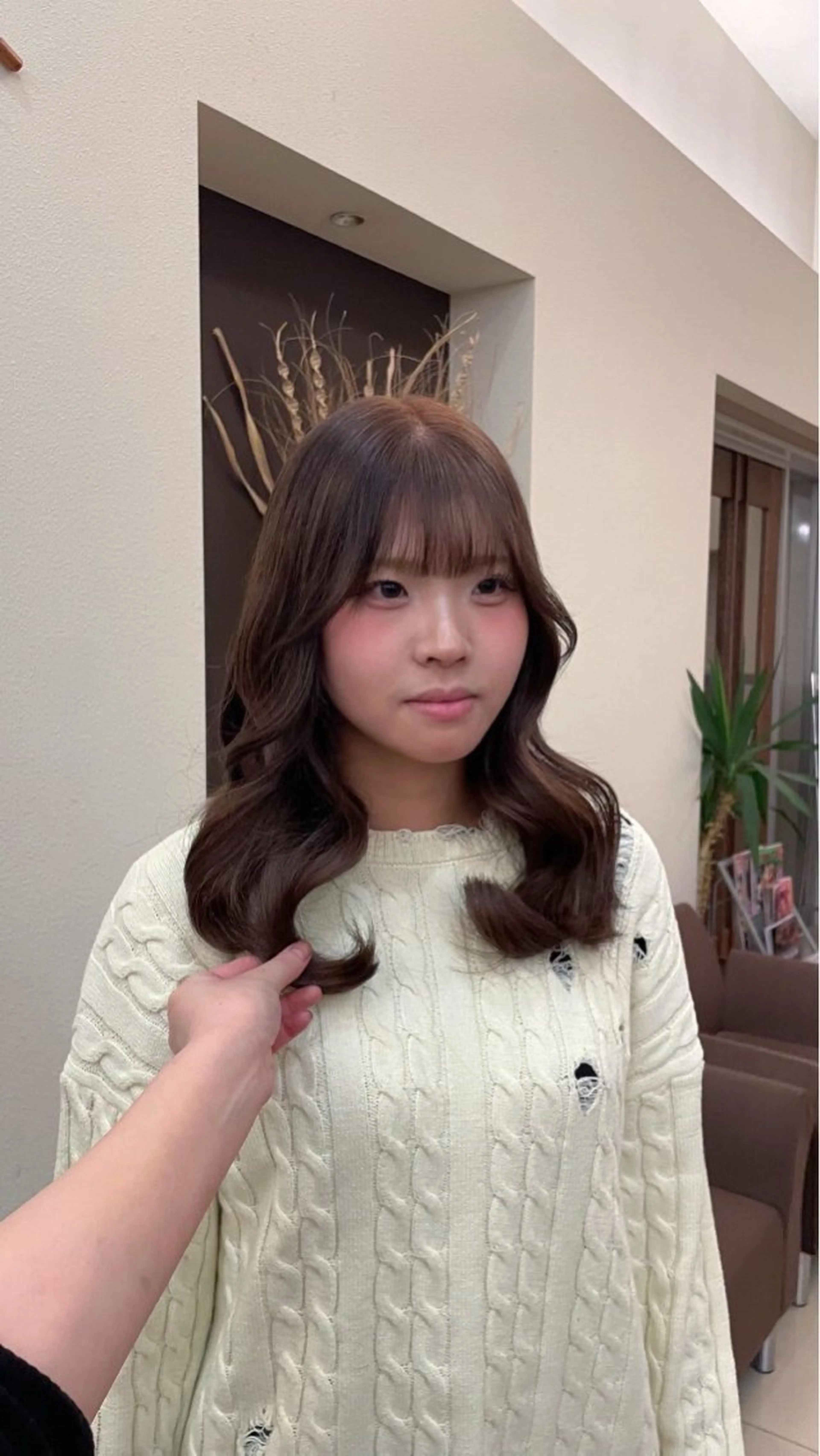 ロング カラー 韓国ヘア/透明感カラ ー/メンズレディースのヘアスタイル