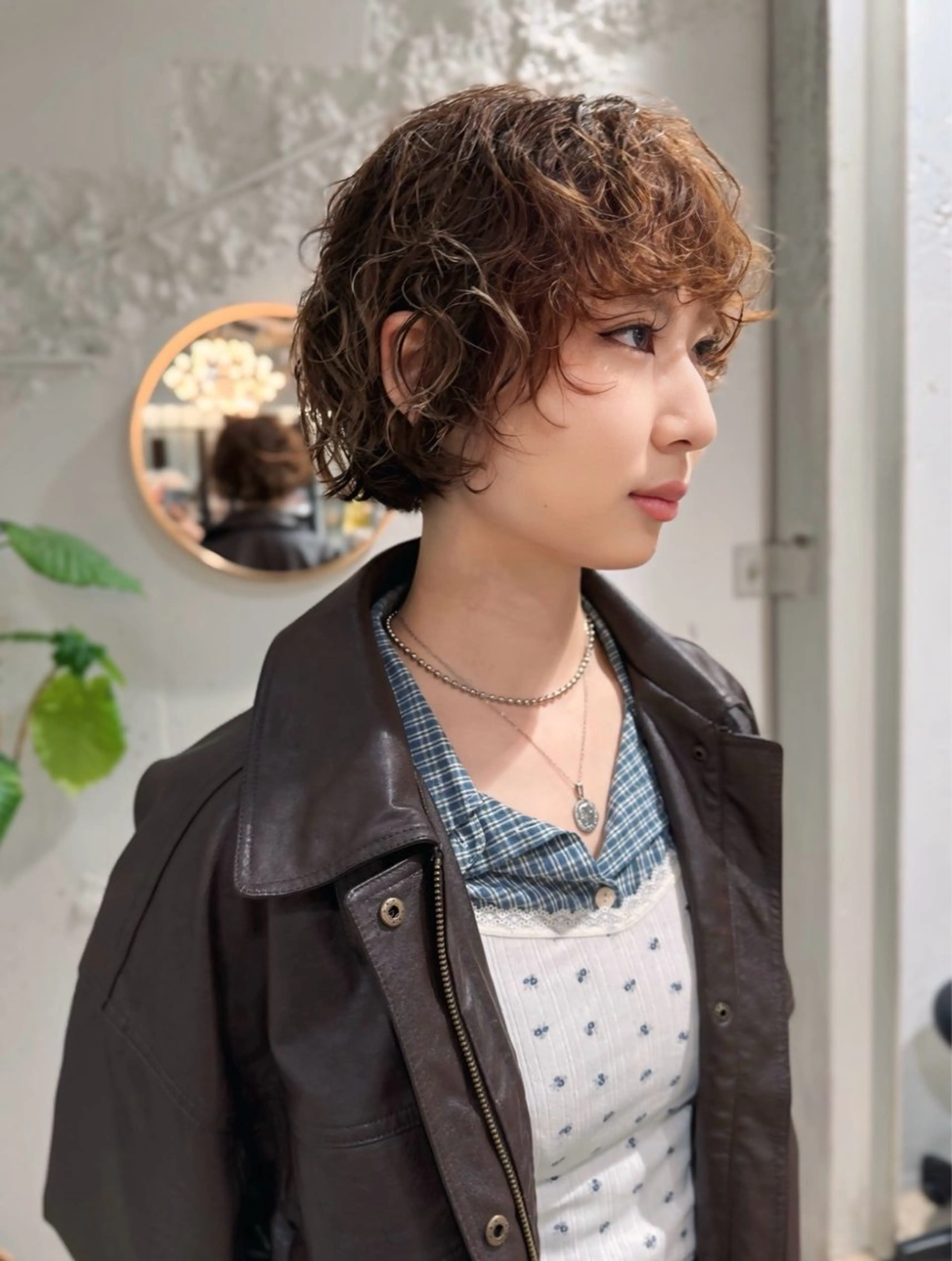 ショート パーマ ウルフ/似合わせ レイヤー/RIHOのヘアスタイル
