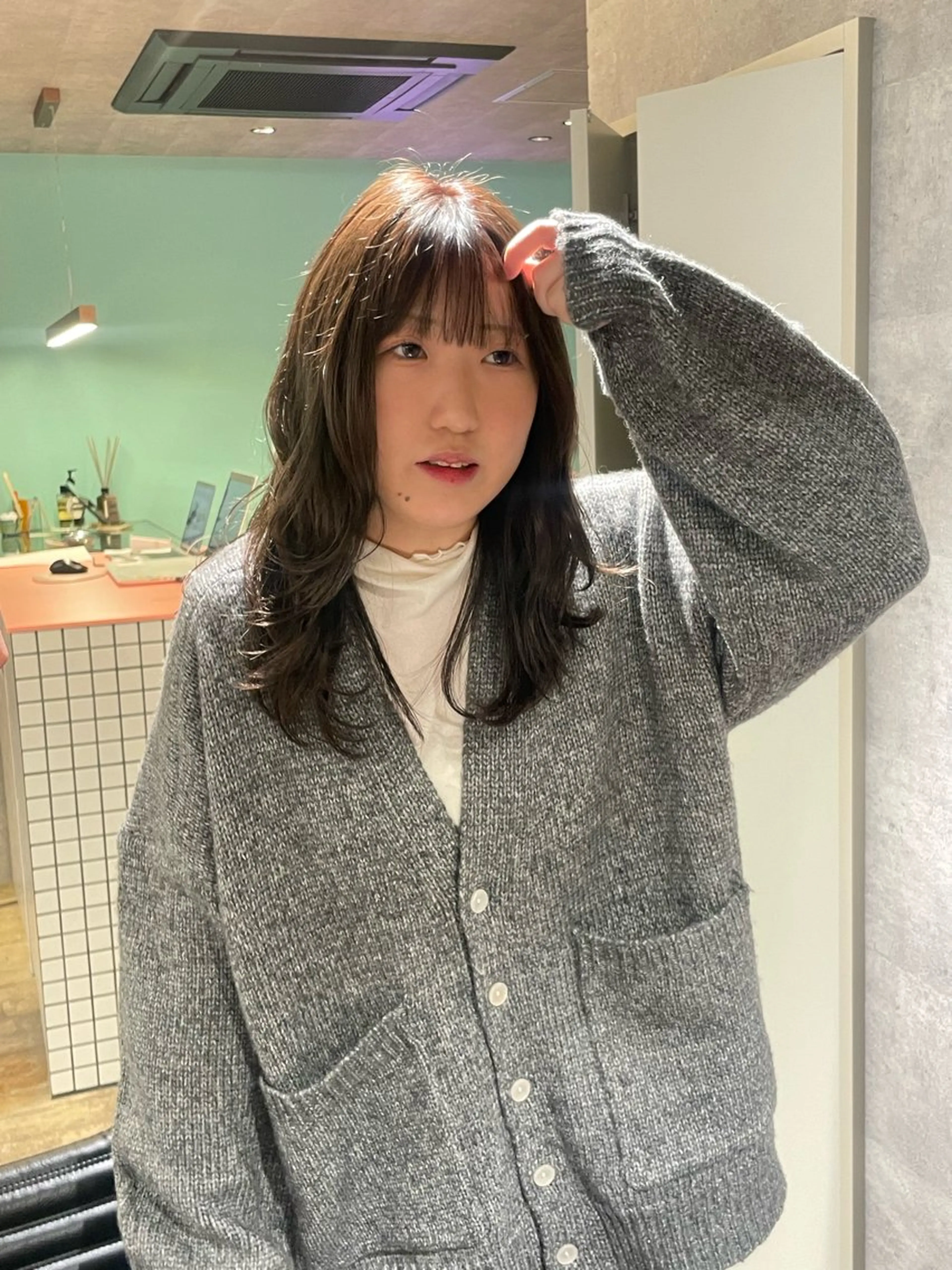 カラー 鎌田 梨瑚のヘアスタイル