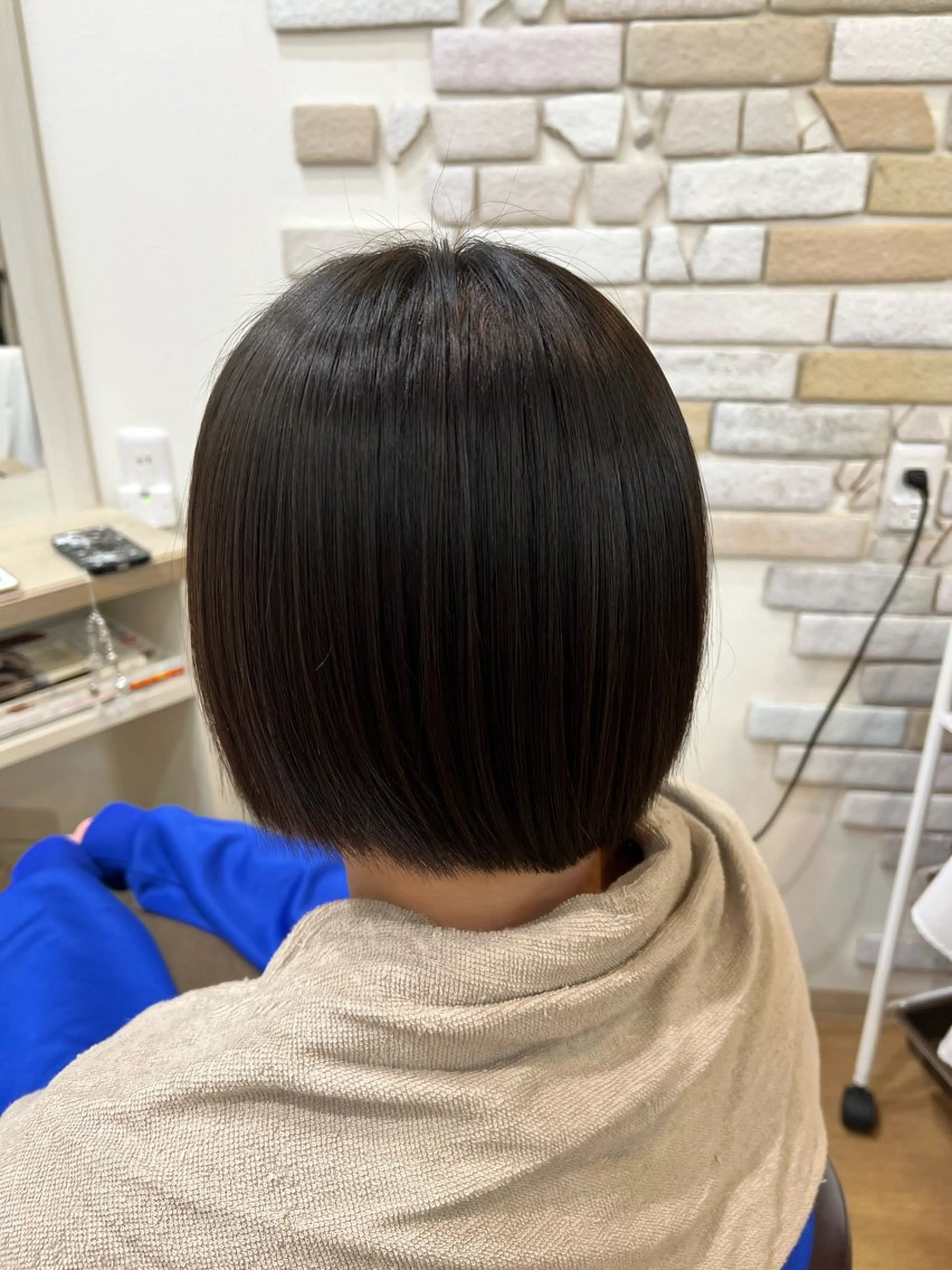 ショート ボブ 縮毛矯正 カット 縮毛矯正 reco / ユメカのヘアスタイル