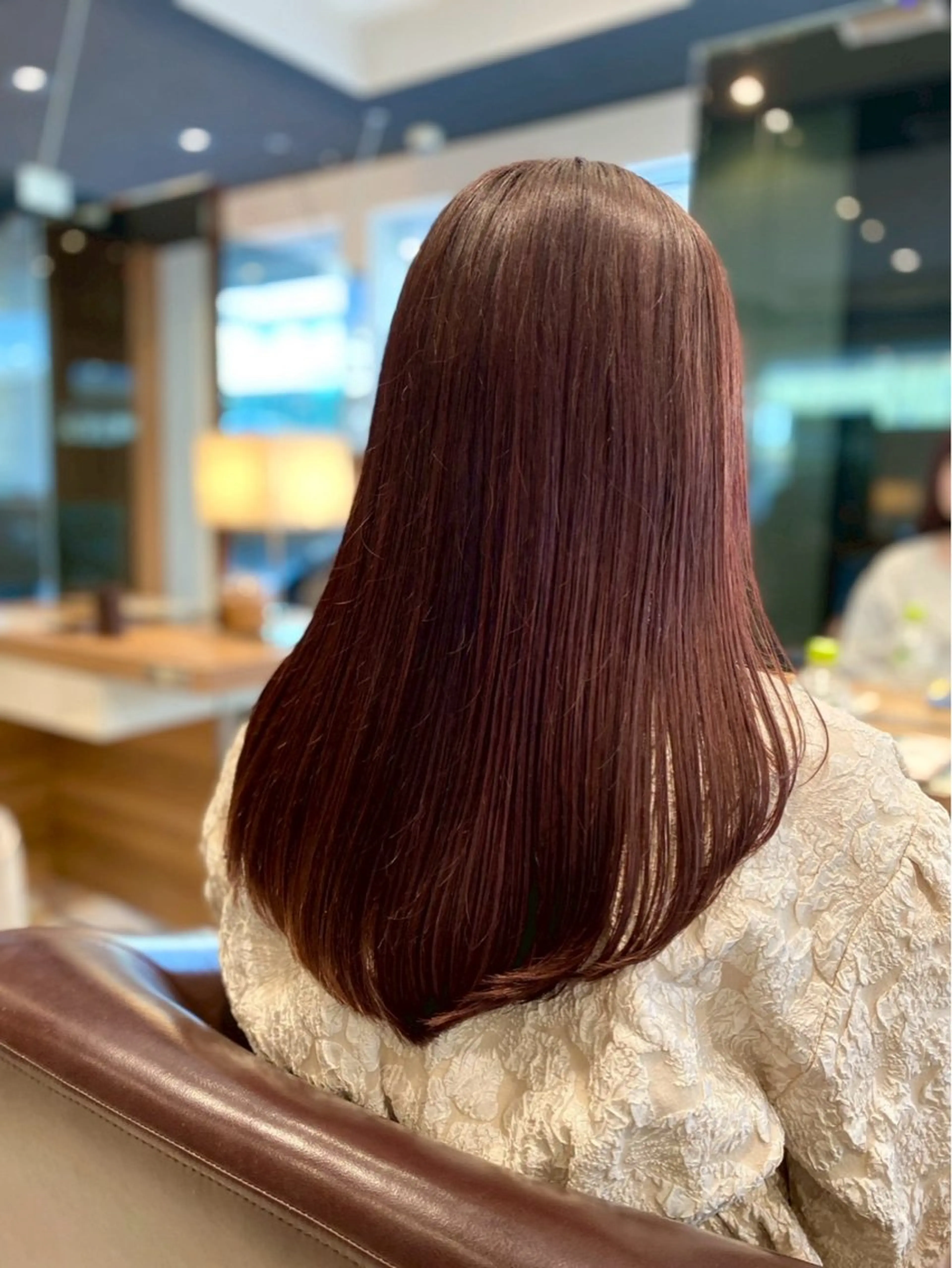 カラー 透け感ベージュカラー ／Reinaのヘアスタイル