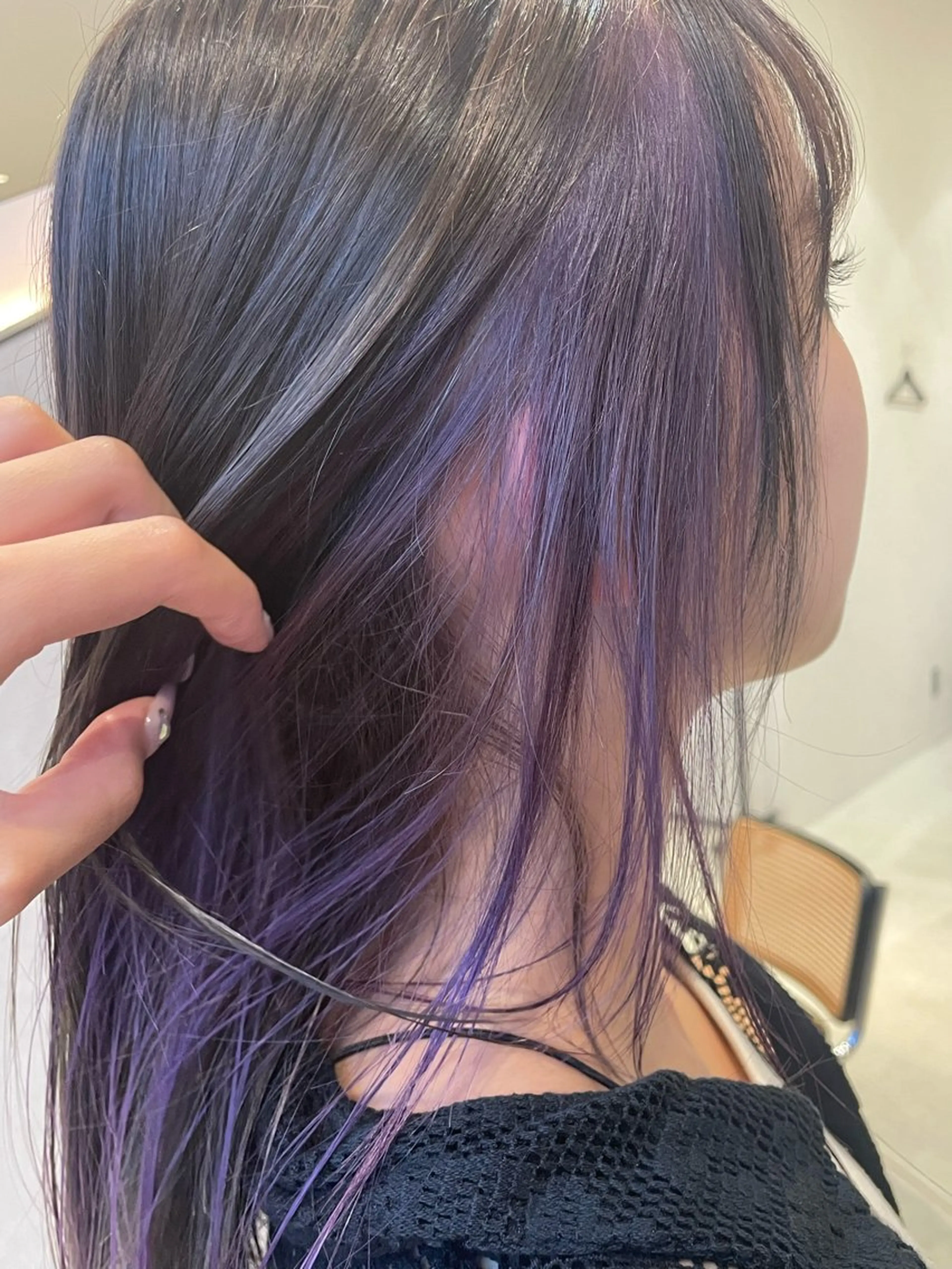 セミロング カラー 小澤 璃奈のヘアスタイル