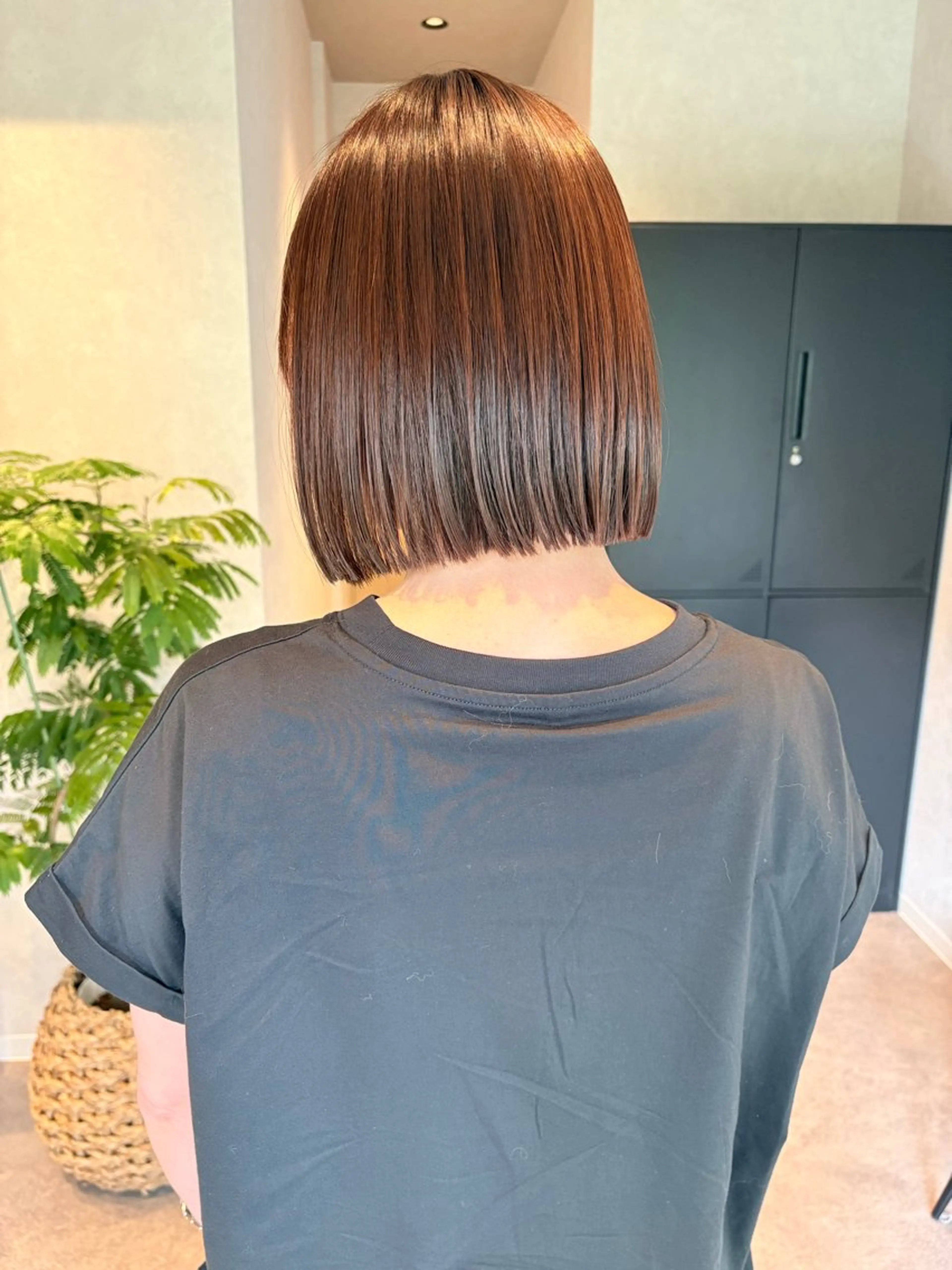 ショート ボブ 縮毛矯正 カット 縮毛矯正 トリートメント 【ボブ/個室サロン】 癒し空間mimuraのヘアスタイル