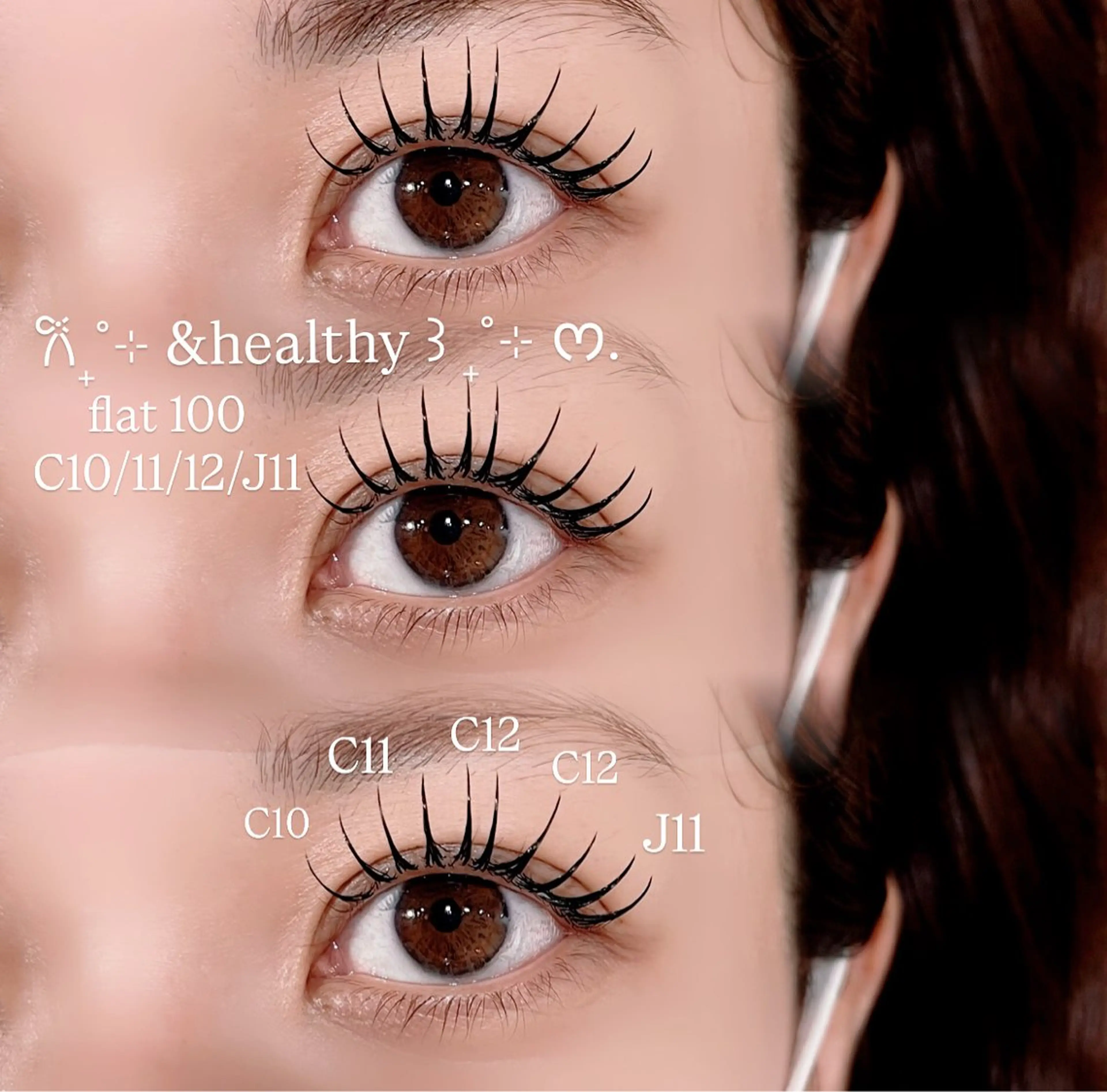 マツエク・マツパ 豊田 有香のマツエク・マツパデザイン