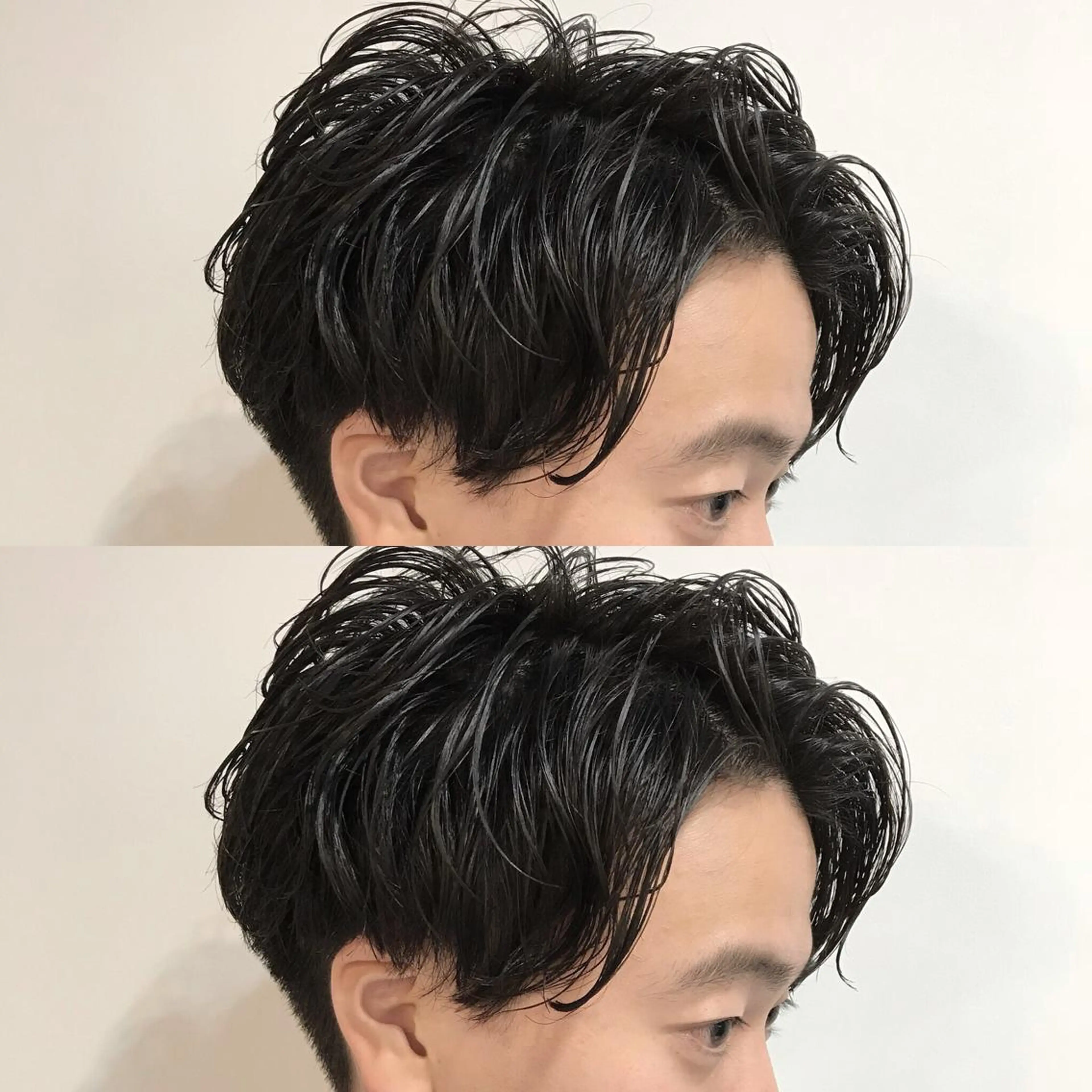 ショート パーマ メンズ 嶋佐 昌大 シマサマオのヘアスタイル