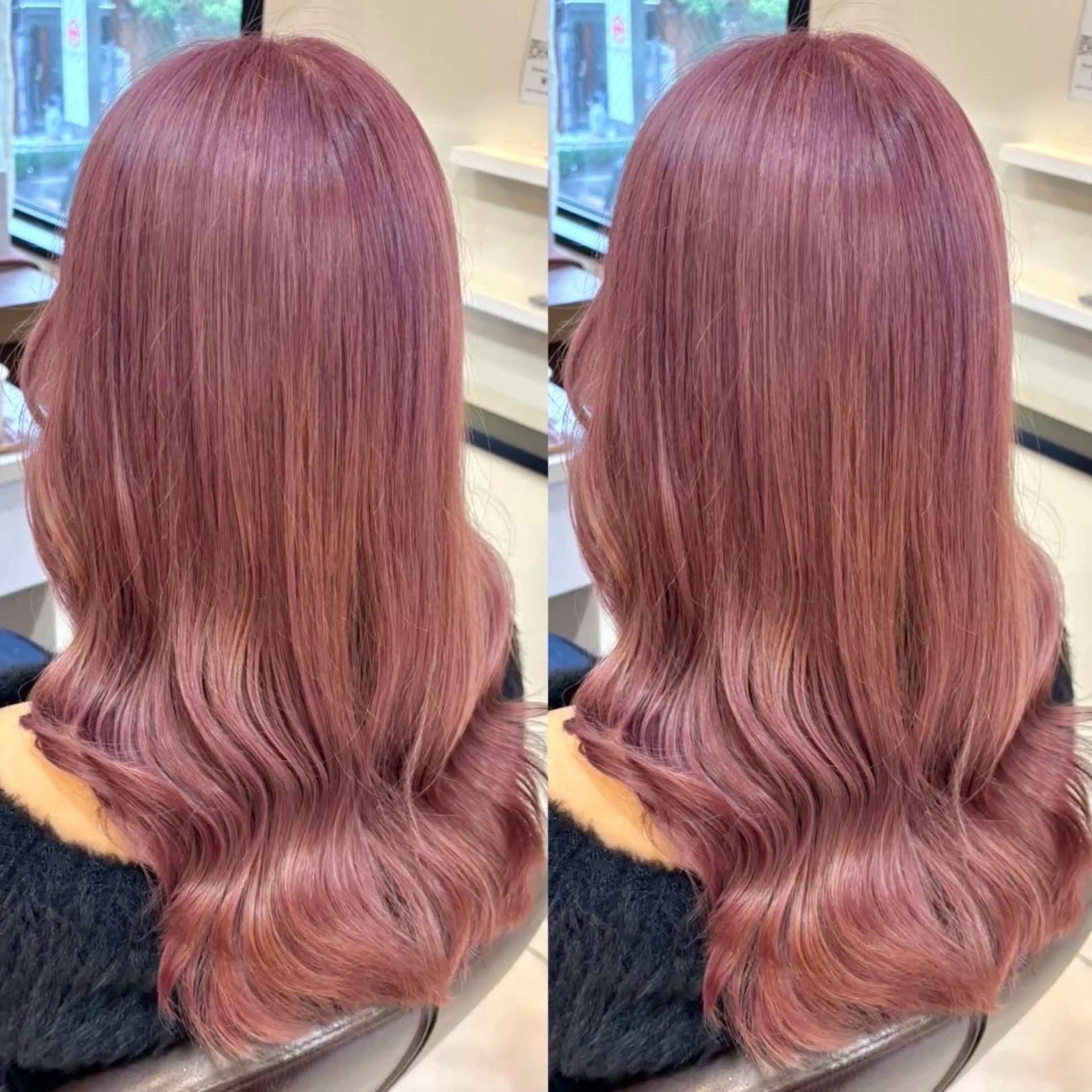 カラー ブリーチ ピンクカラー ヘアカラー ヘアメ🎀推しカラー 🥣横浜/しほ🧸のヘアスタイル