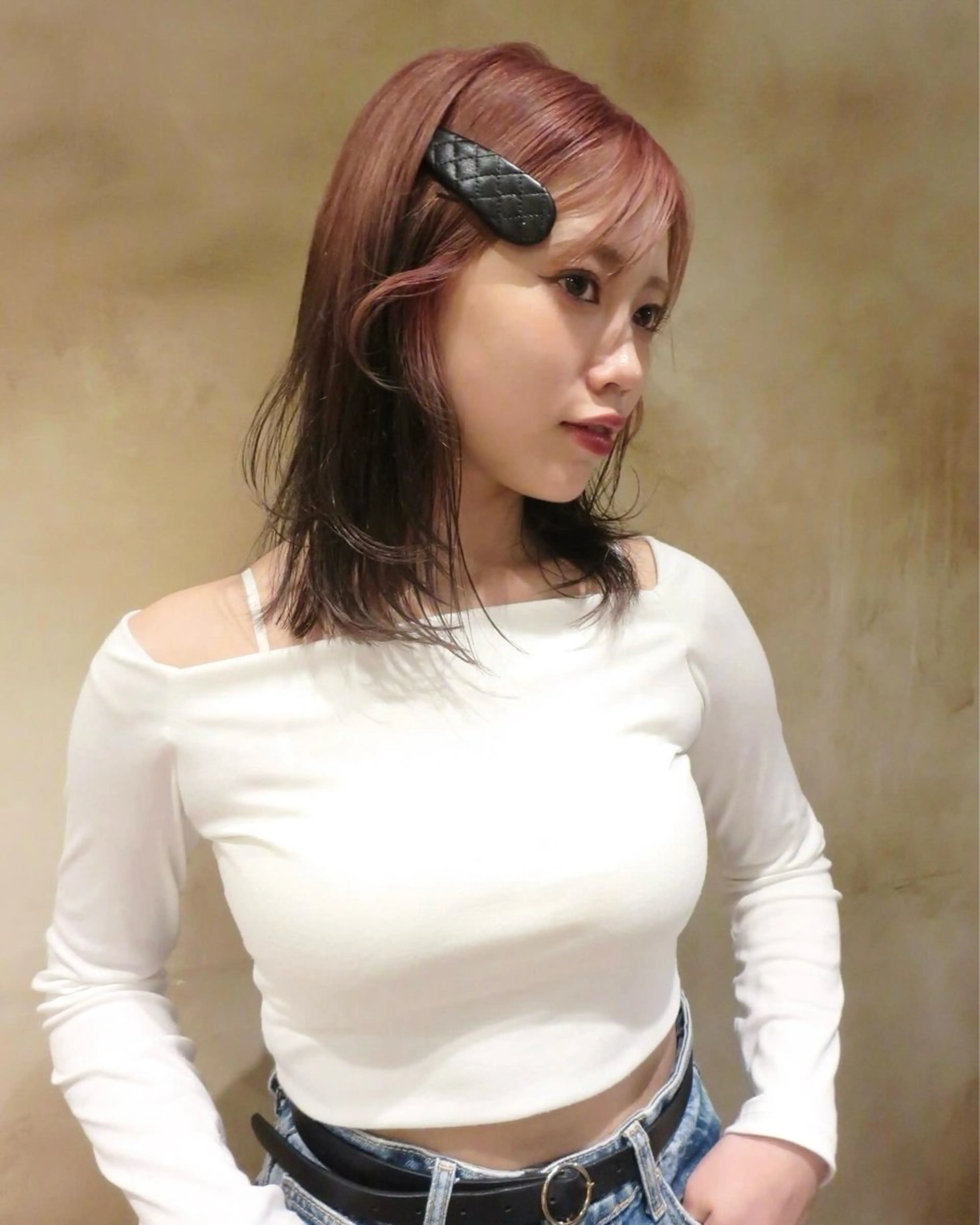 カラー ピンクカラー Zina難波/ 韓国ヘア🐰mikuのヘアスタイル