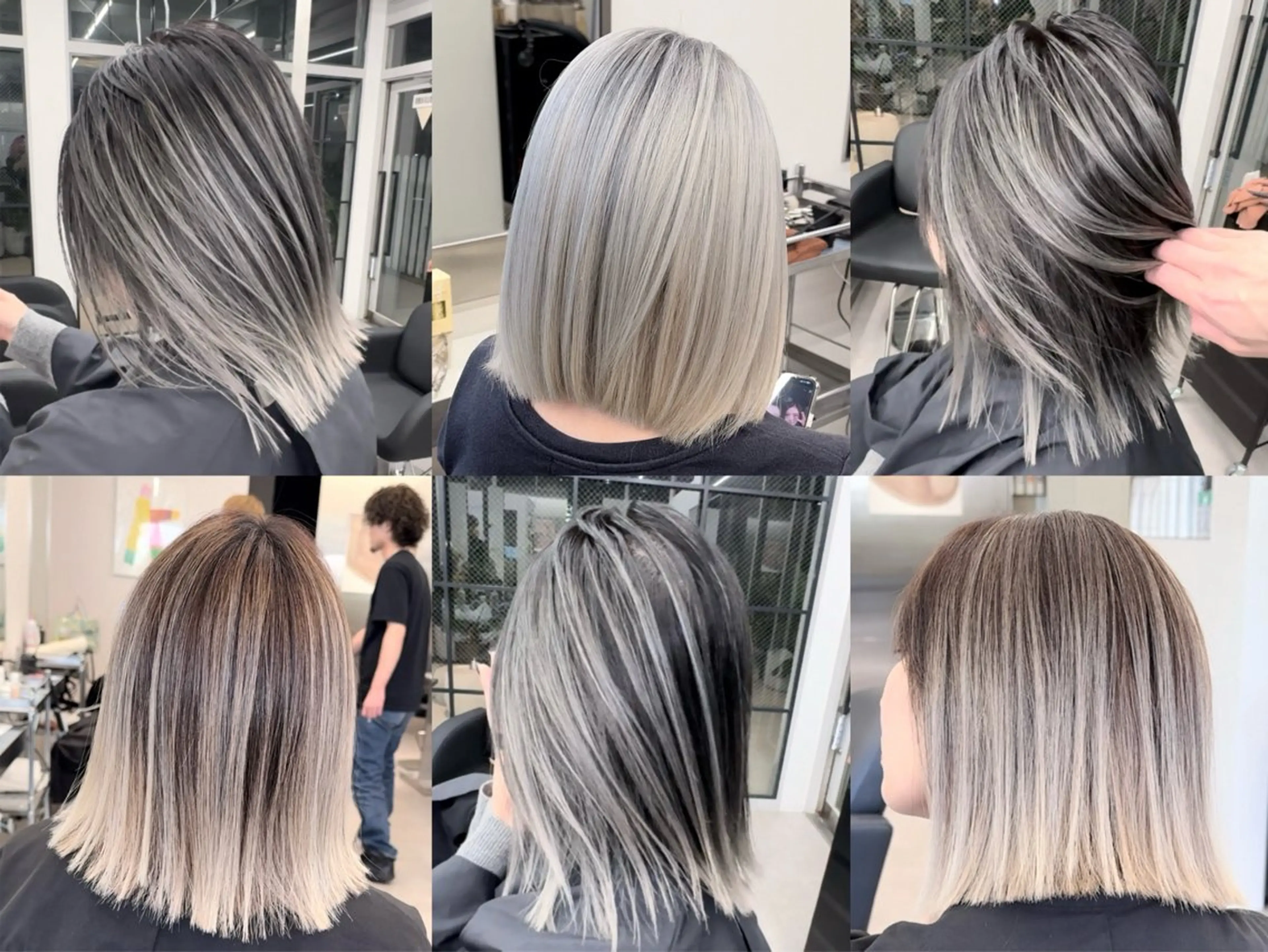 ミディアム ヘアカラー トリートメント ブリーチ×エクステ 超特化美容師のヘアスタイル