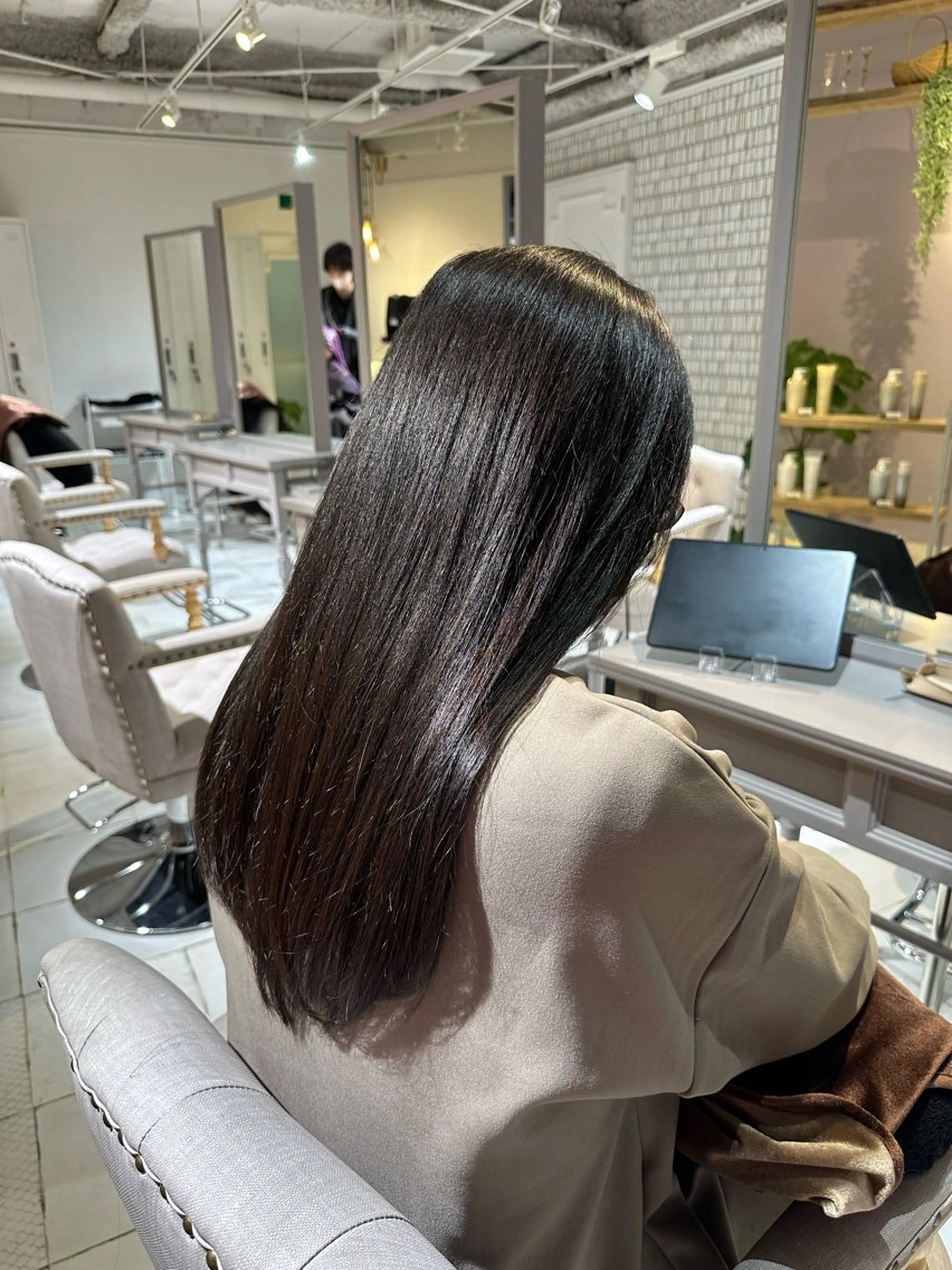 カラー 透明感カラー 髪質改善 北千住 髪質改善 カナのヘアスタイル