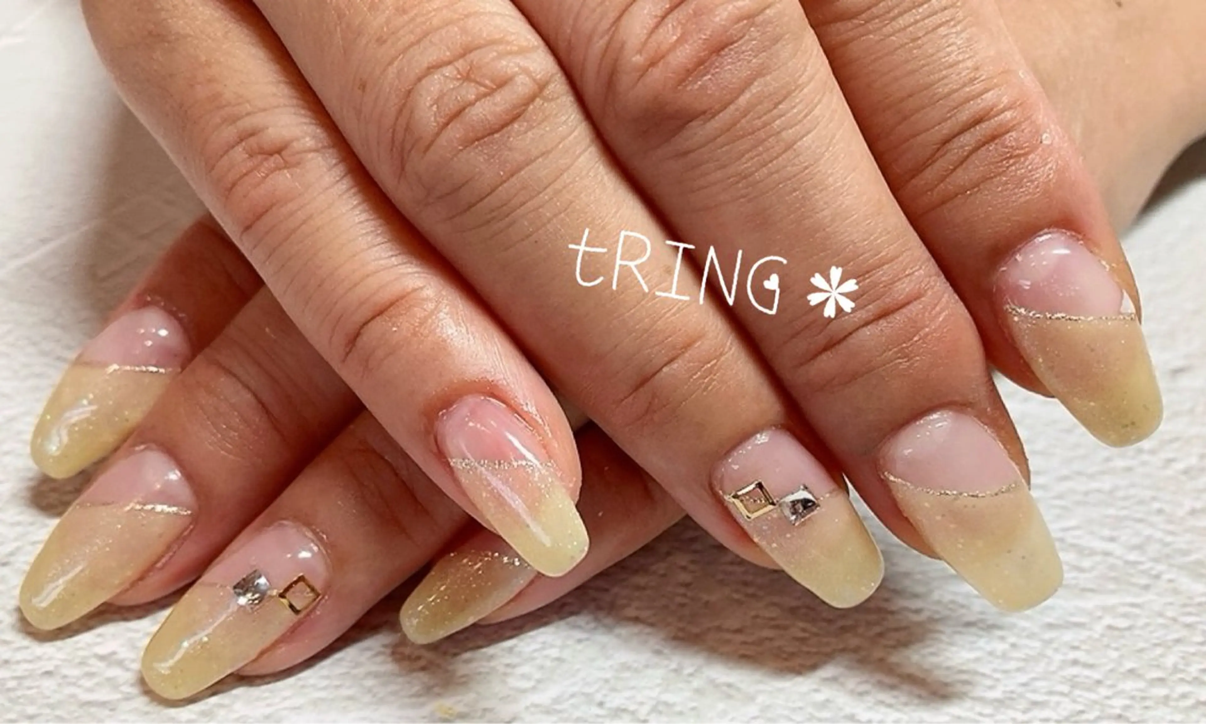 ネイル ハンドネイル tRING＊ しいの木台のネイルデザイン