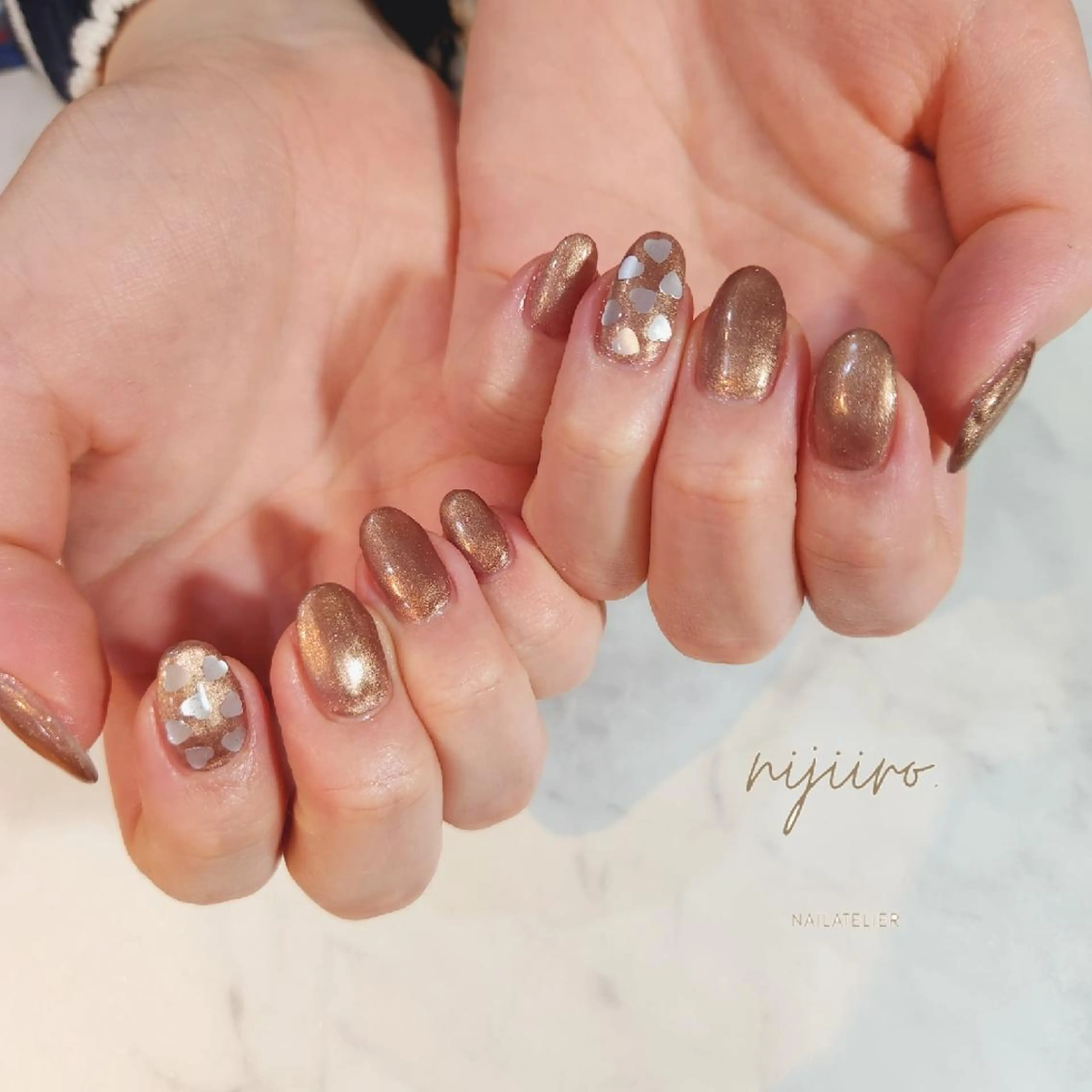 ネイル ハンドネイル nailatelier nijiiro.所属・nijiiro🌈 サトウのネイルデザイン