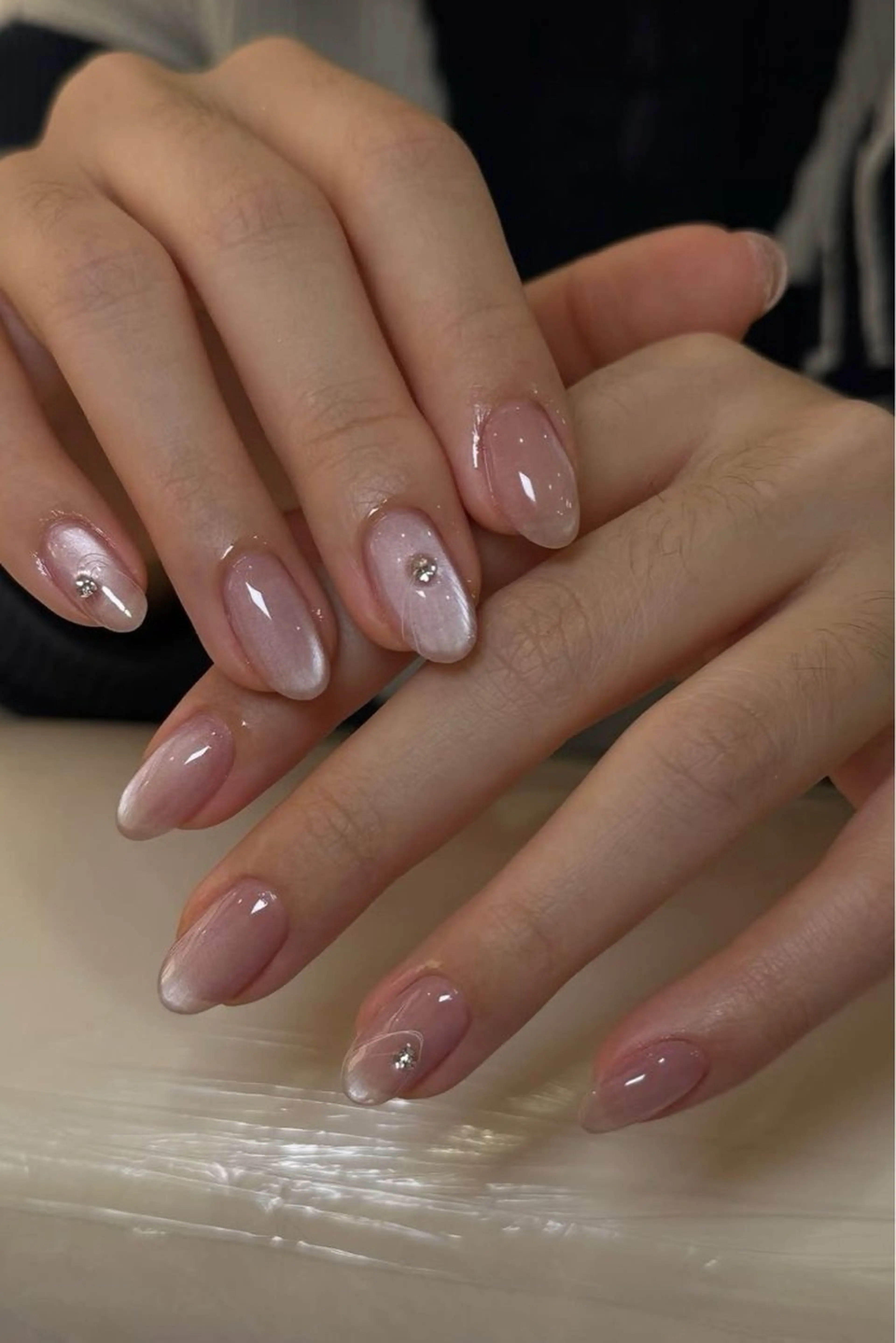 ネイル 韓国ネイル 持ち込み ネイルチップ ハンドネイル RINN ANA.CHUOのネイルデザイン