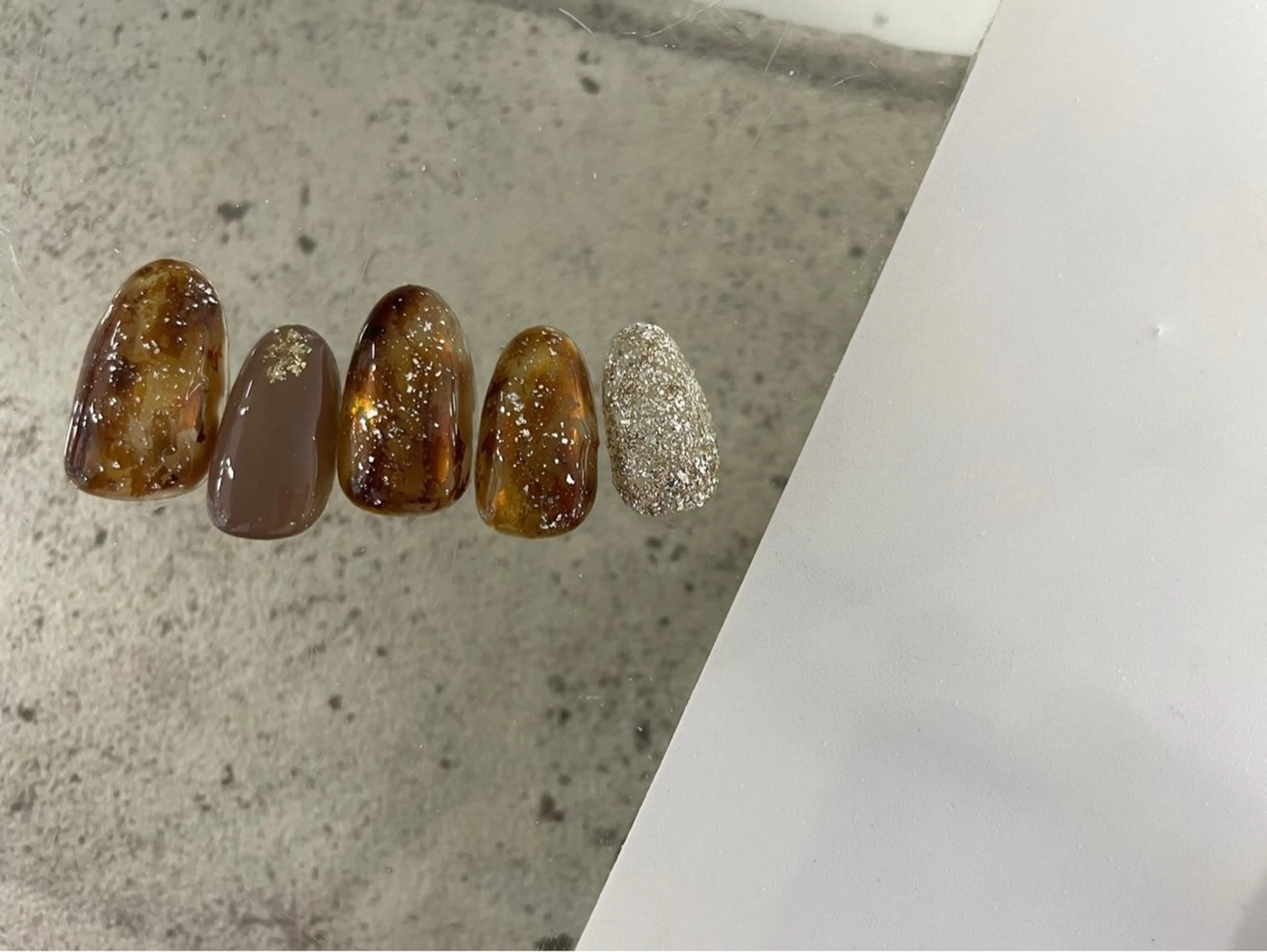 ネイル ⭐︎休業中の練習⭐︎ JNA認定講師髙橋のネイルデザイン