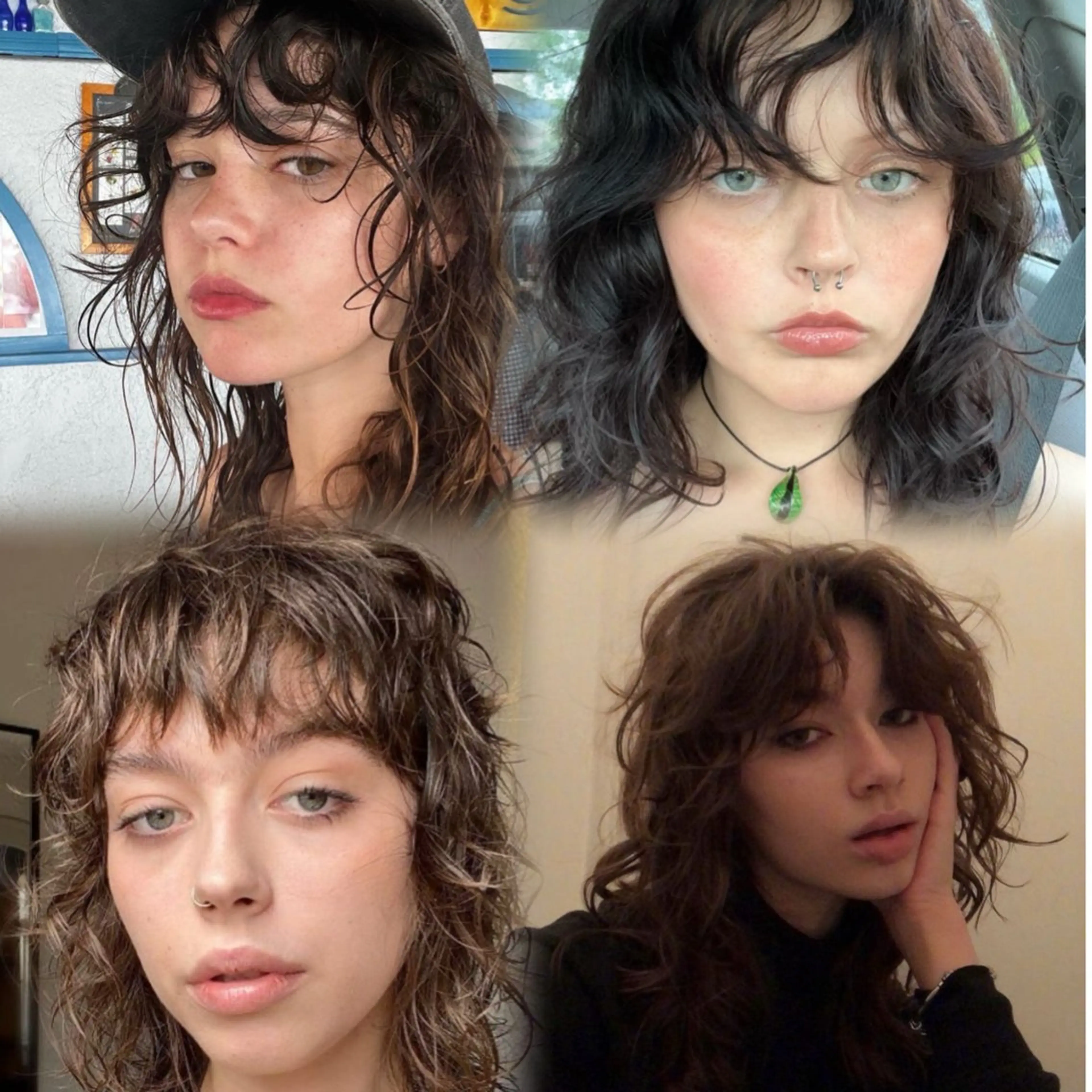 セミロング パーマ カット パーマ ⭐︎ハイトーン /レイヤー✩momoのヘアスタイル