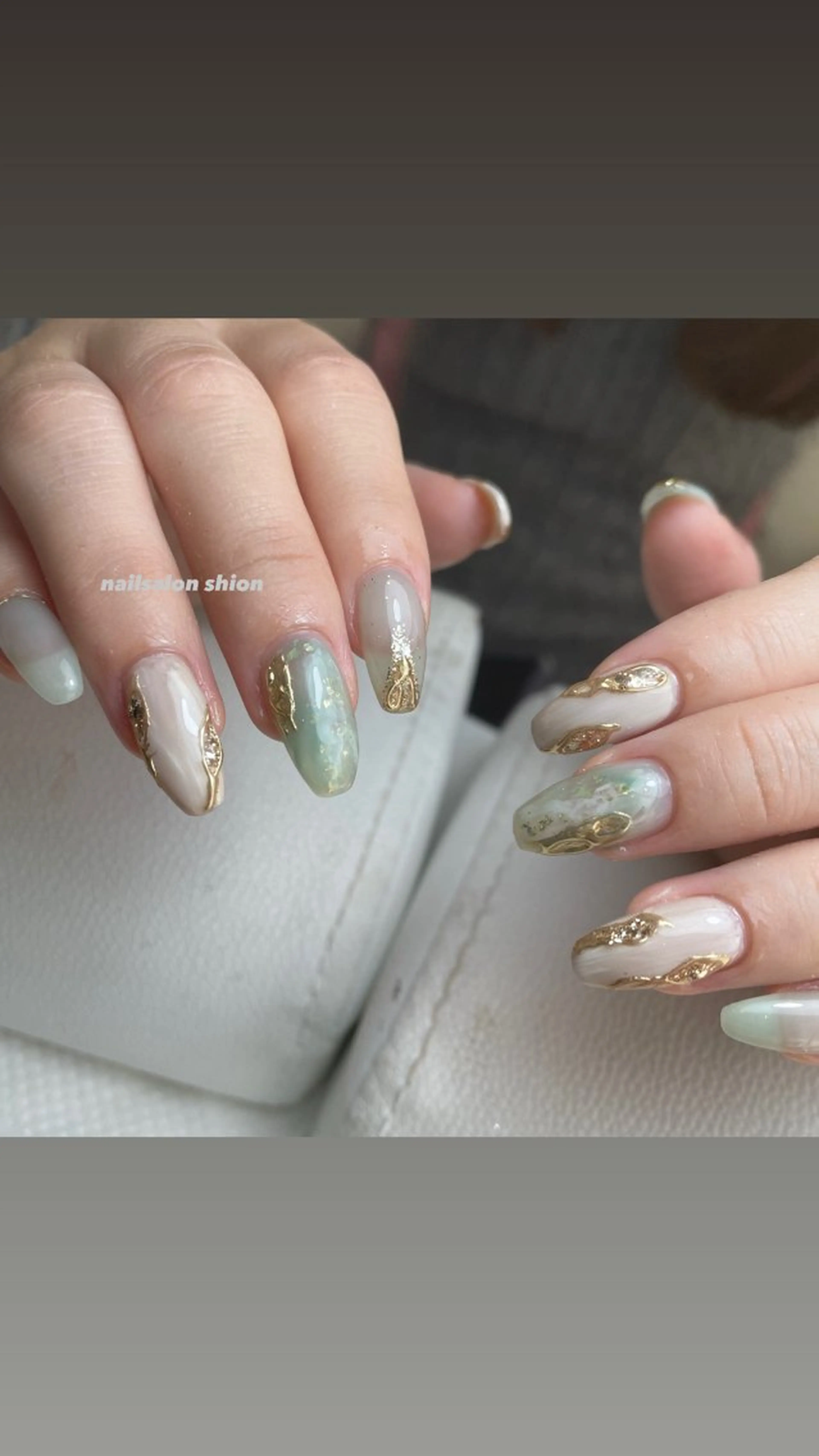 ネイル ニュアンスネイル ネイリスト CHINATSUのネイルデザイン