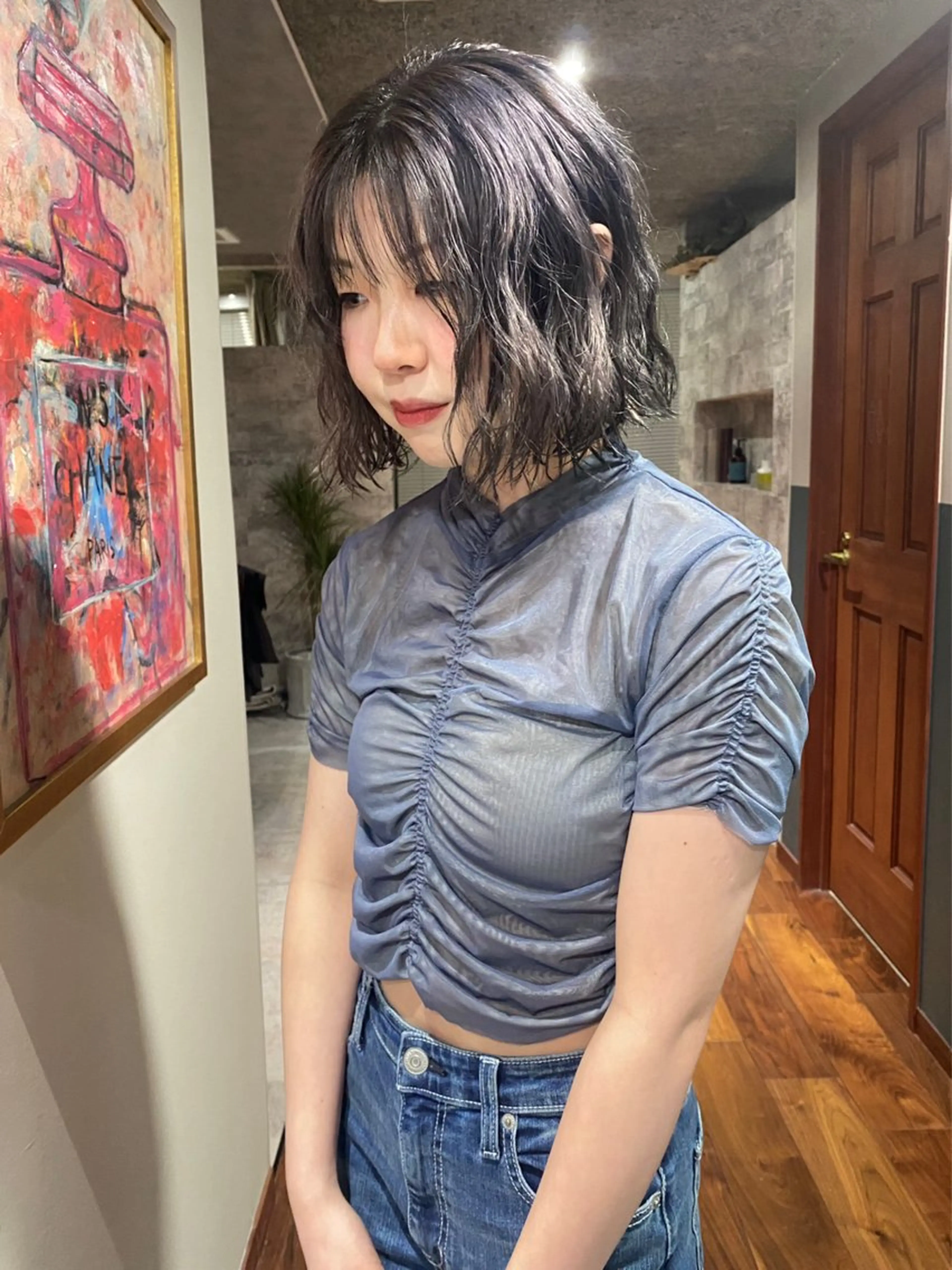 ショート カラー パーマ カット ヘアカラー パーマ トリートメント mai / linoah˚✧のヘアスタイル