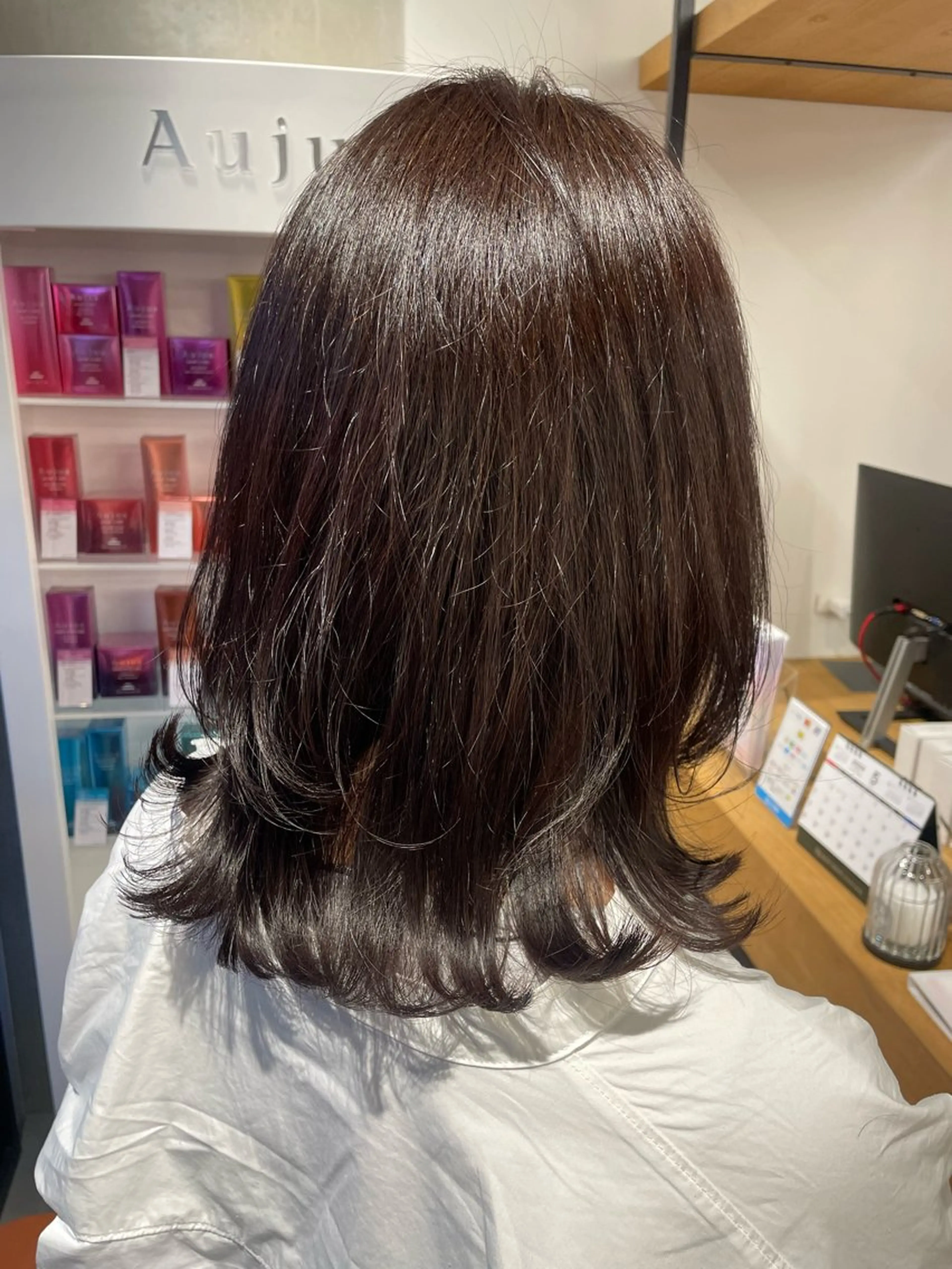 ミディアム ミディアムレイヤー レイヤーカット 髪質改善/ハイライト /🌈瀧澤夕花のヘアスタイル