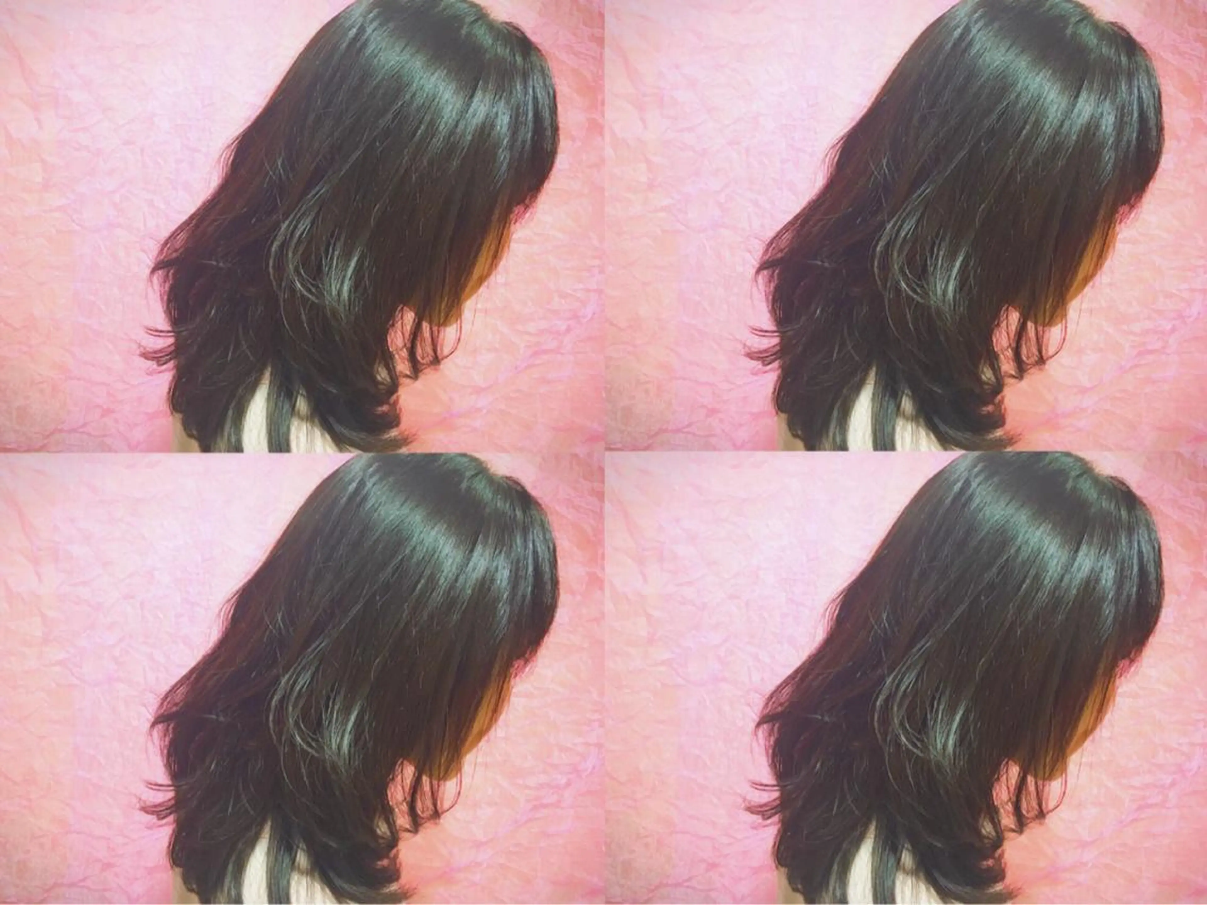 ミディアム セミロング カラー boutique misakiのヘアスタイル