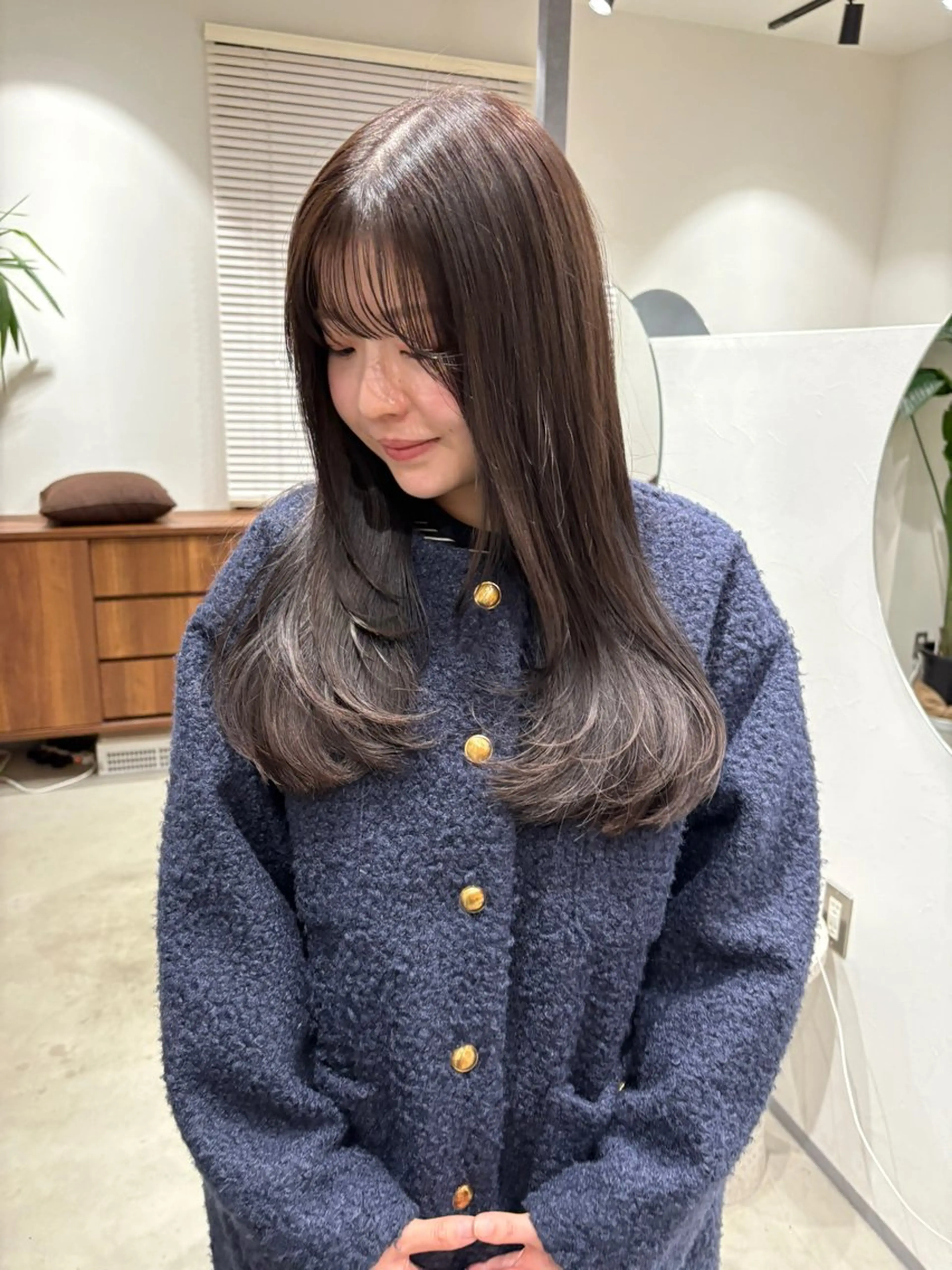 セミロング レイヤーカット ボブ/レイヤー /河内温太のヘアスタイル