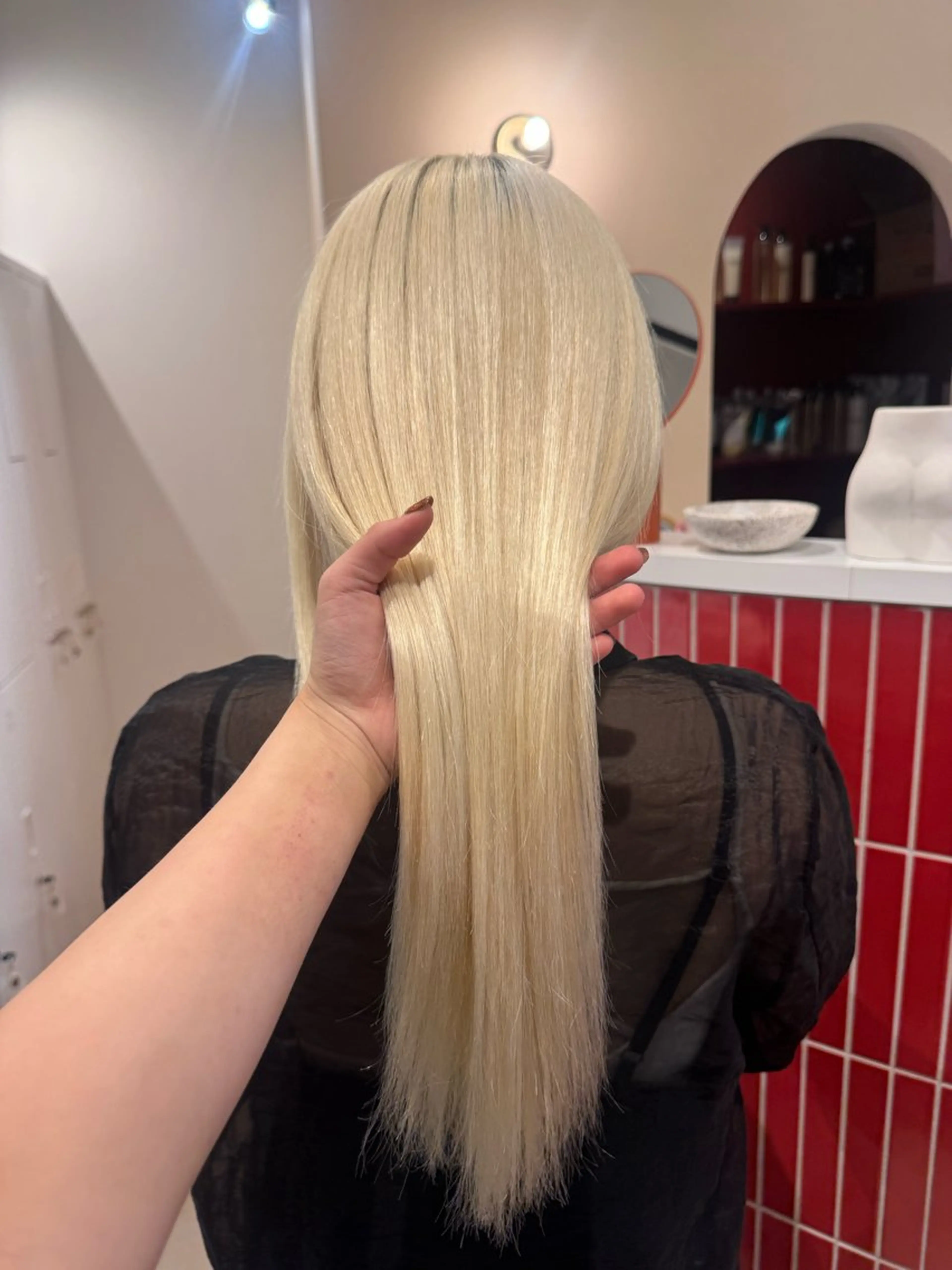 セミロング カラー ヘアカラー 🫧艶カラー/ダブル カラー♡/桜🌸のヘアスタイル